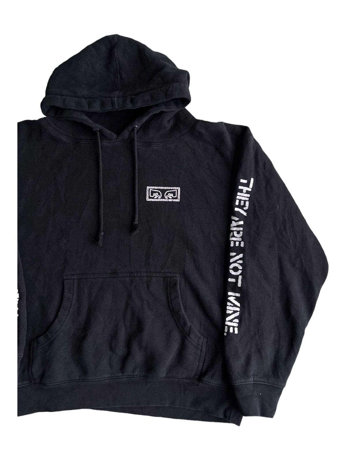 Hook-Ups × Obey × Vintage Vintage Obey Propaganda "YOUR LAW" Baggy Skater Hoodie Size US S / EU 44-46 / 1 - 4 Thumbnail