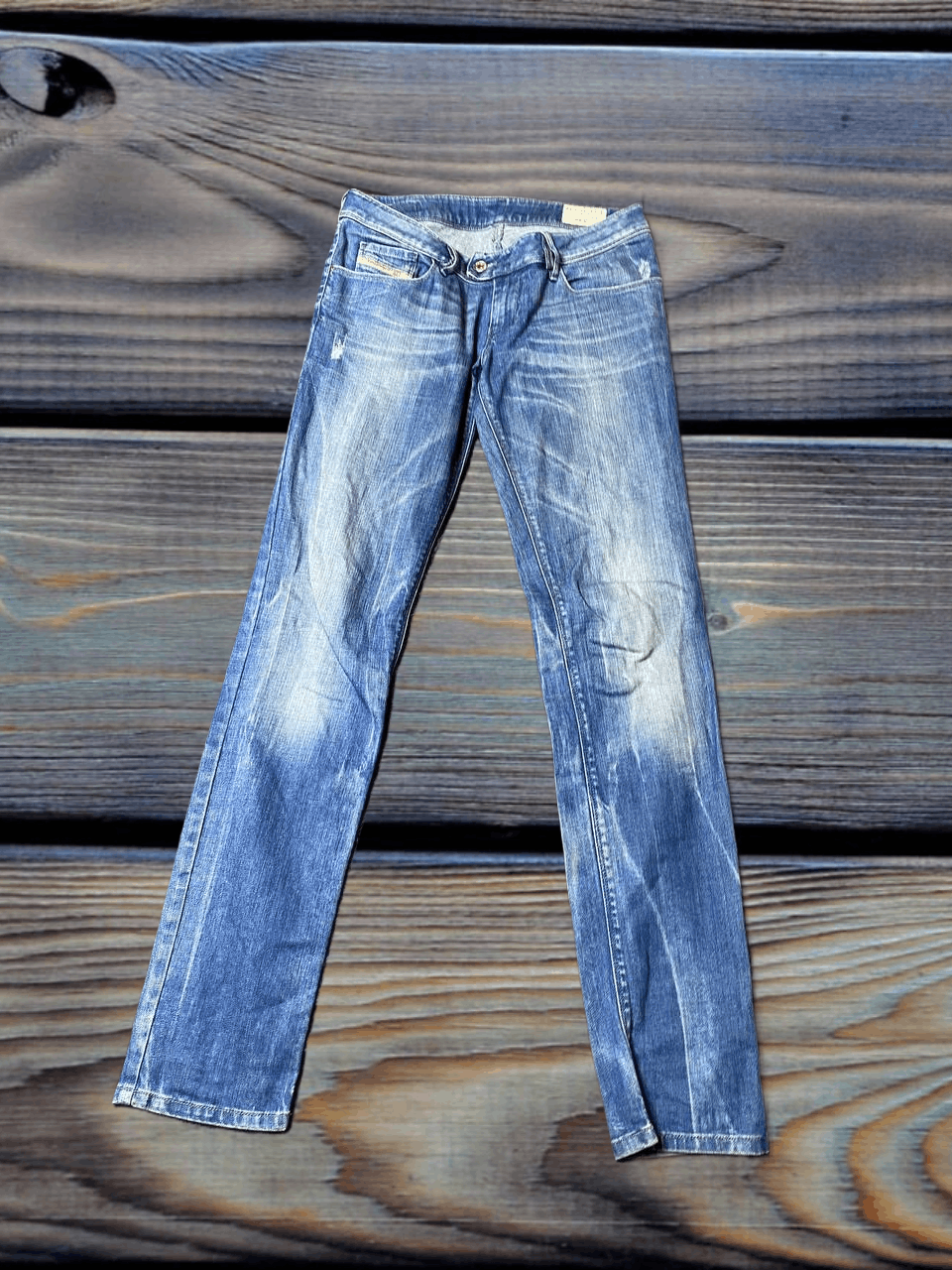 Diesel denim pants blue logo DIESEL NEVY SLIM-TAPERED Jeans Size US 30 / EU 46 - 1 Thumbnail