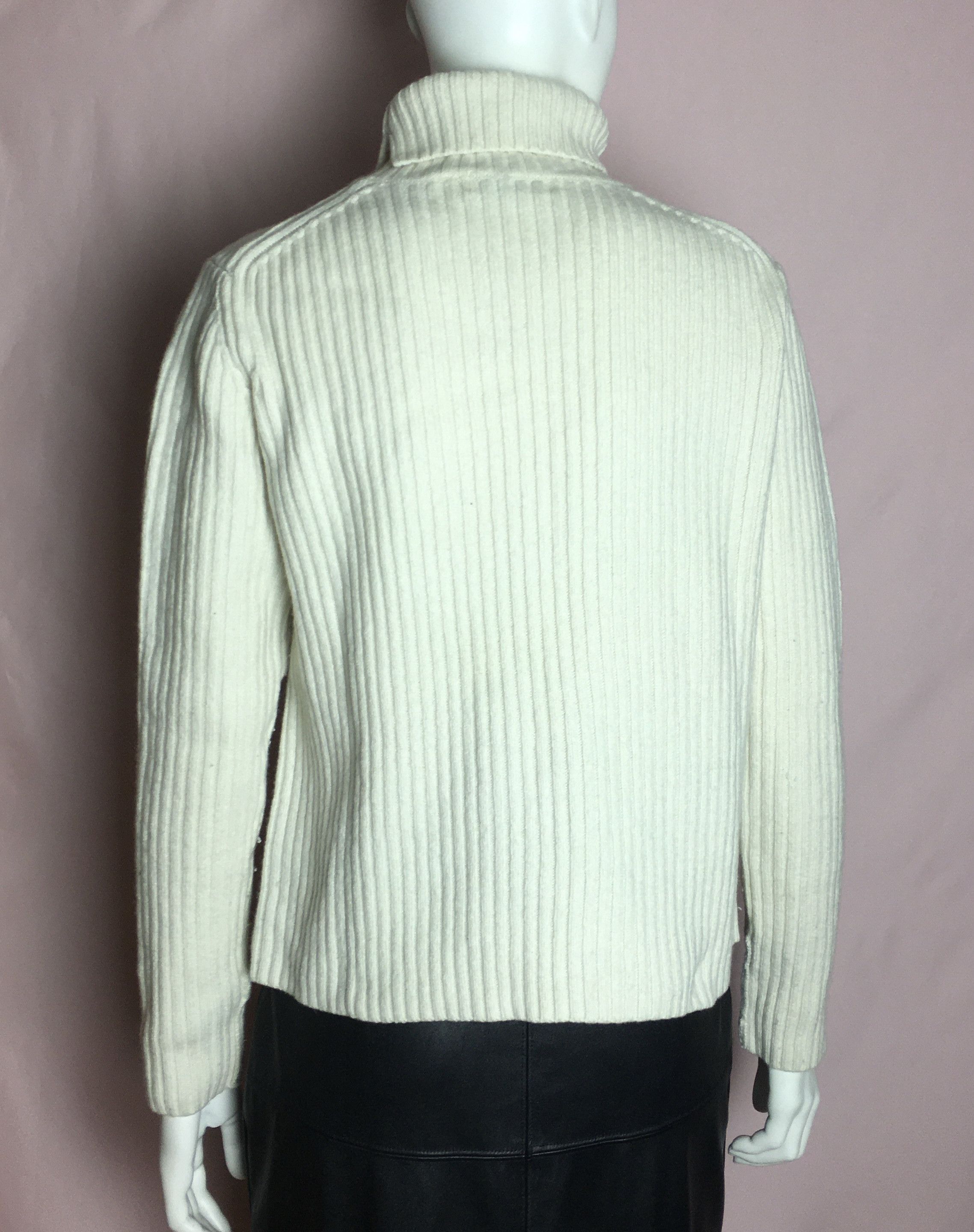 Jil Sander × Uniqlo Jil Sander x Uniqlo +J Ribbed Turtleneck Sweater Sz M Size M / US 6-8 / IT 42-44 - 4 Thumbnail