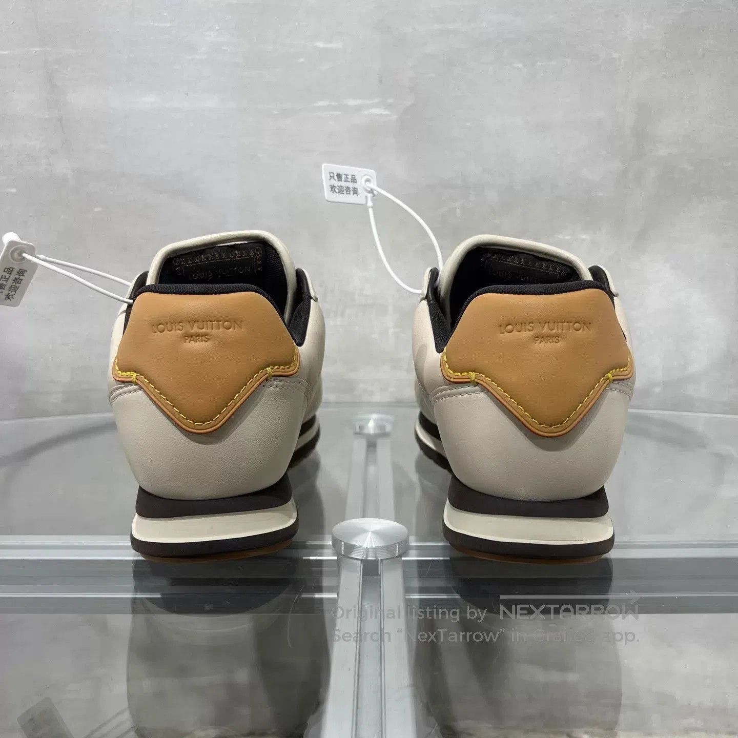 Louis Vuitton Beige Low-Top Sneakers Size 8. Size US 8 / EU 41 - 6 Thumbnail