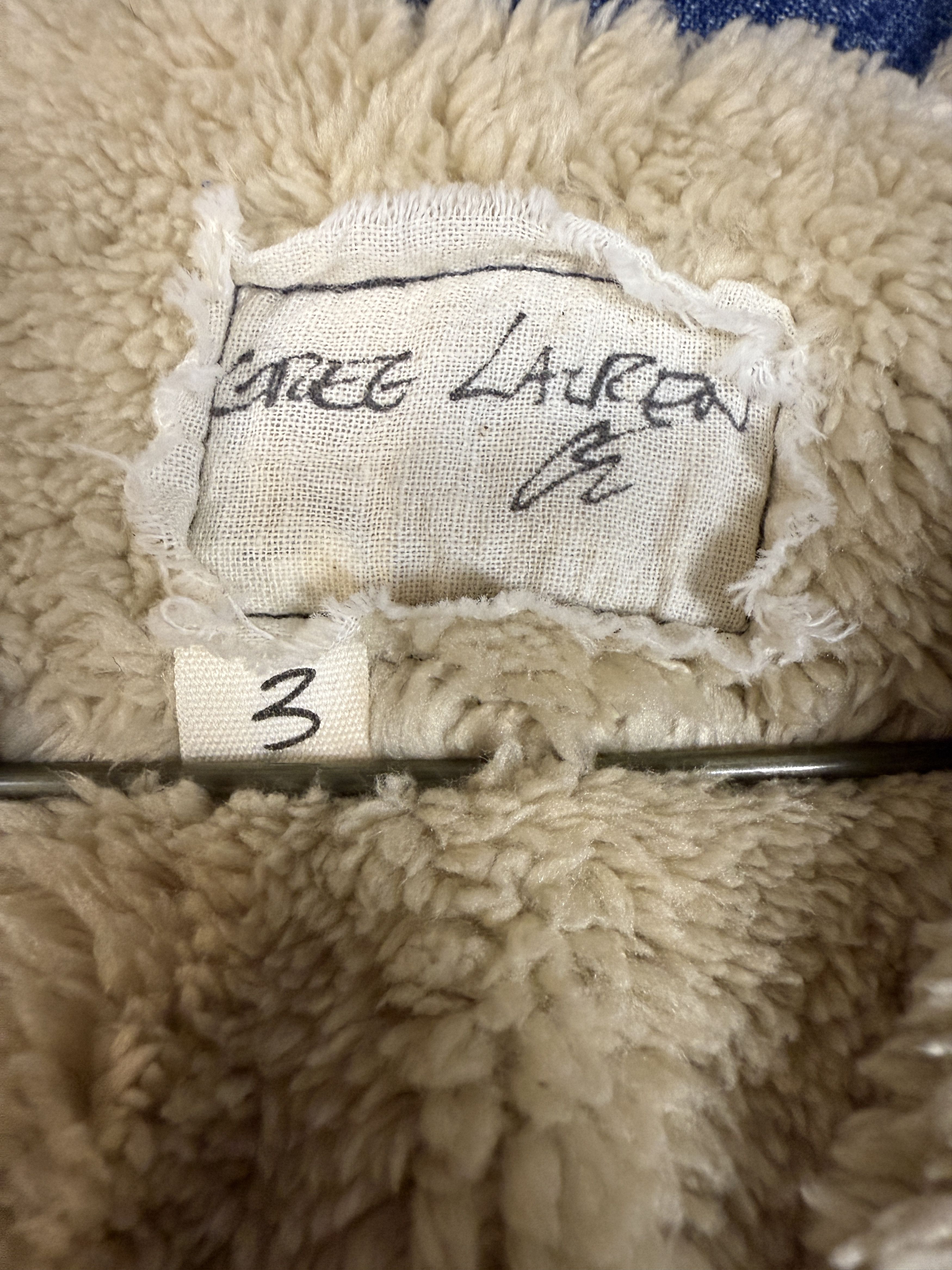 Greg Lauren $1800 Greg Lauren Overall Sherpa Lined Boxy Denim Jacket Size US L / EU 52-54 / 3 - 3 Thumbnail