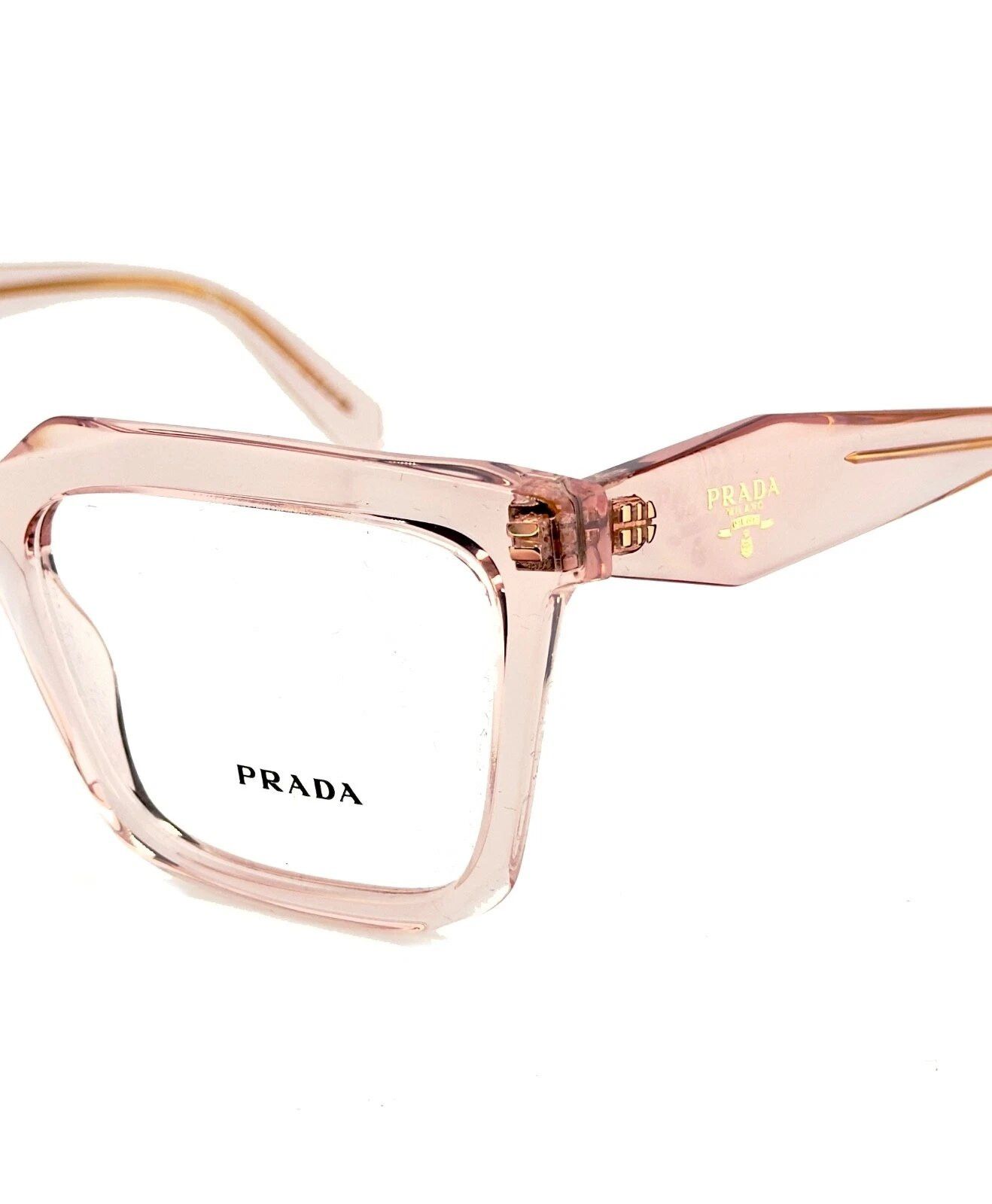 Prada PRADA SYMBOLE PRA19V Crystal Pink Triangle Logo A19V A19 Size ONE SIZE - 7 Thumbnail