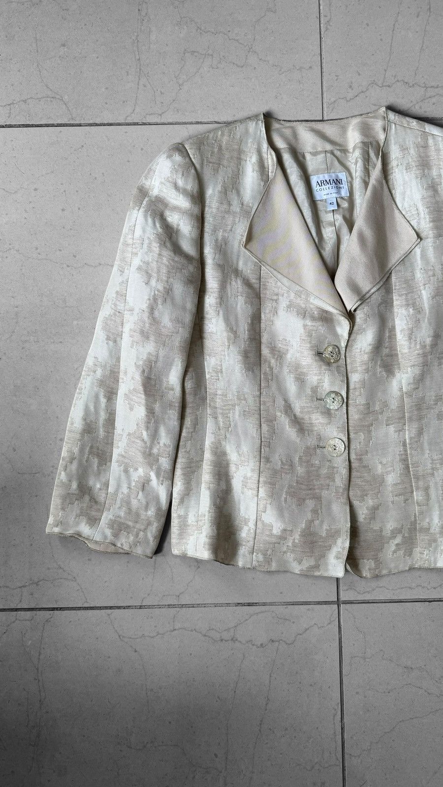 Armani × Armani Collezioni × Vintage ARMANI COLLEZIONI WOMENS BLAZER Size M / US 6-8 / IT 42-44 - 3 Thumbnail