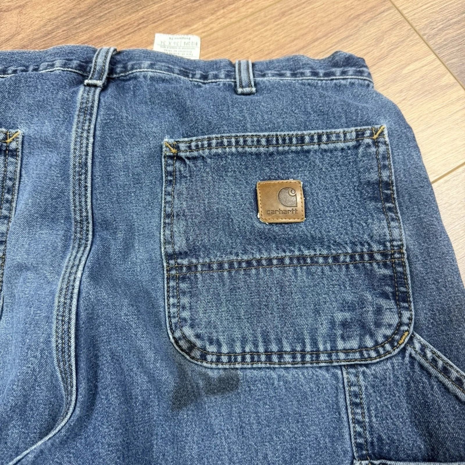 Carhartt Carhartt B13 DPS Dungaree Fit Jeans Mens 36x34 Size US 36 / EU 52 - 7 Thumbnail