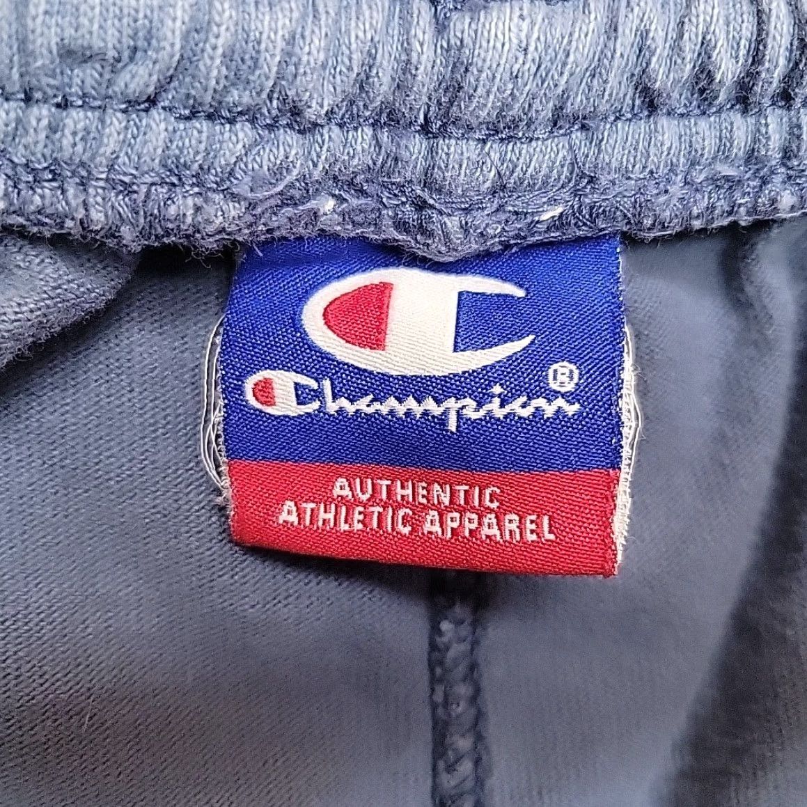 Champion Champion Shorts Mens Large Blue Cotton Blend Sweatpants Pocket Athletic Training Size US 33 - 3 Thumbnail