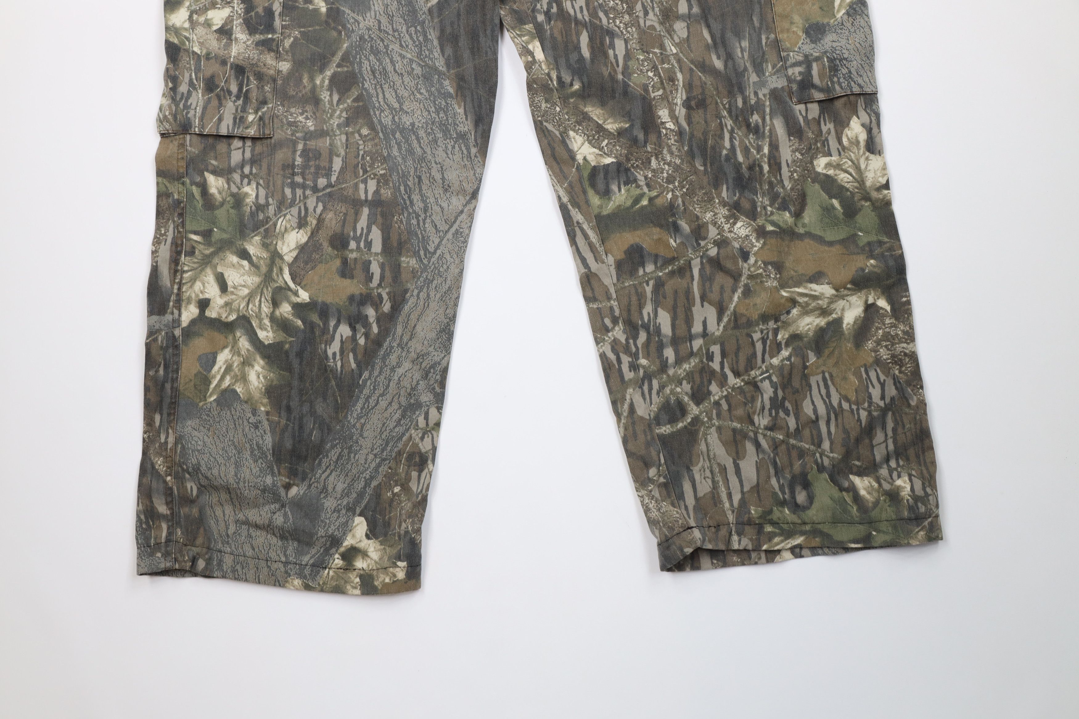Vintage Vintage 90s Streetwear Mossy Oak Camouflage Wide Leg Pants Size US 38 / EU 54 - 4 Thumbnail