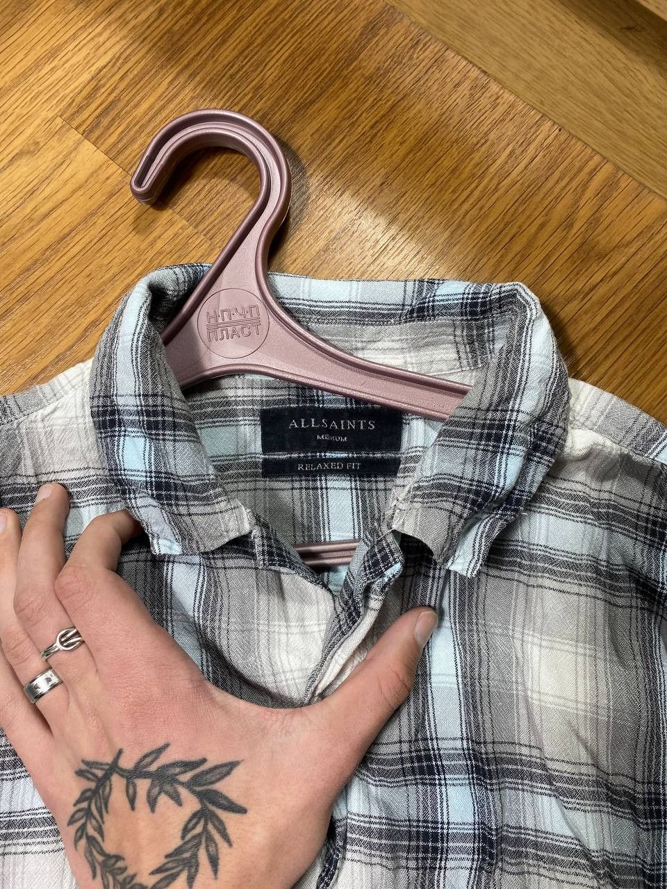 Affliction × Allsaints × Japanese Brand Y2K Affliction Style All Over Print T Shirt Tee Tapout Japan Size US M / EU 48-50 / 2 - 15 Thumbnail