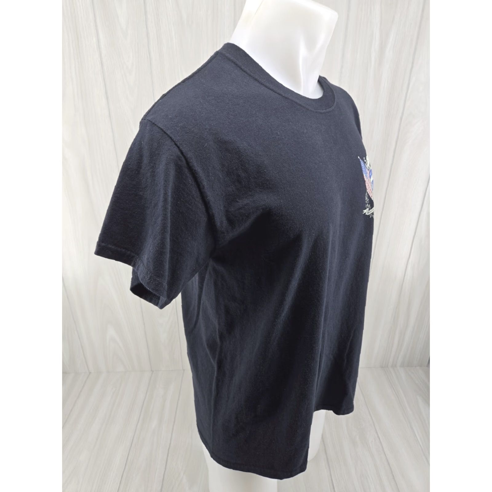 Gildan Sturgis T Shirt Large Black 2019 Rally Biker Motorcycle 79th Annual Gildan Ultra Cotton Mens T-Shirt Black Graphic Print Short Sleeve XS? Size US L / EU 52-54 / 3 - 7 Thumbnail