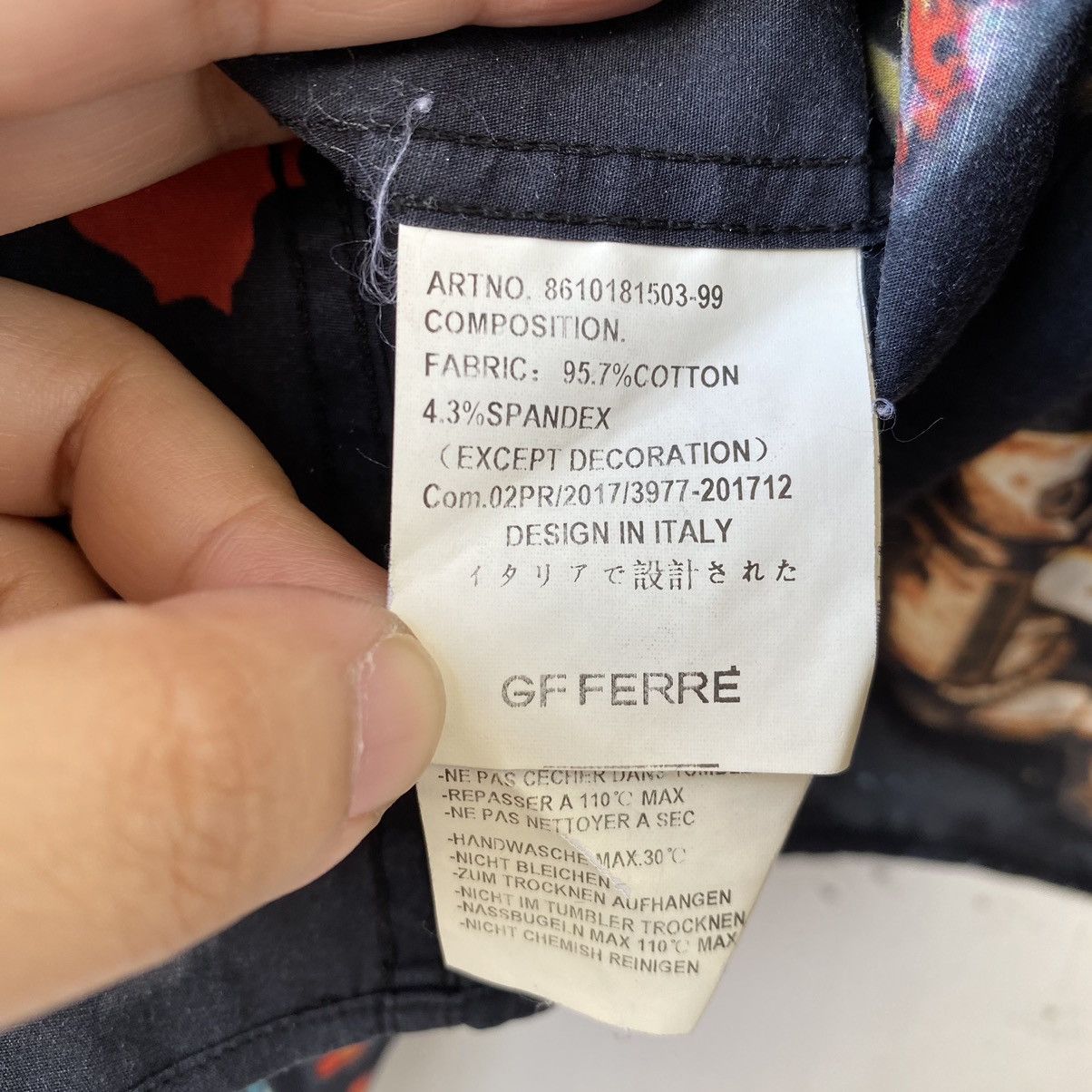 GF Ferre × Gianfranco Ferre Rare vintage Graphic polo Size XL / US 12-14 / IT 48-50 - 5 Thumbnail