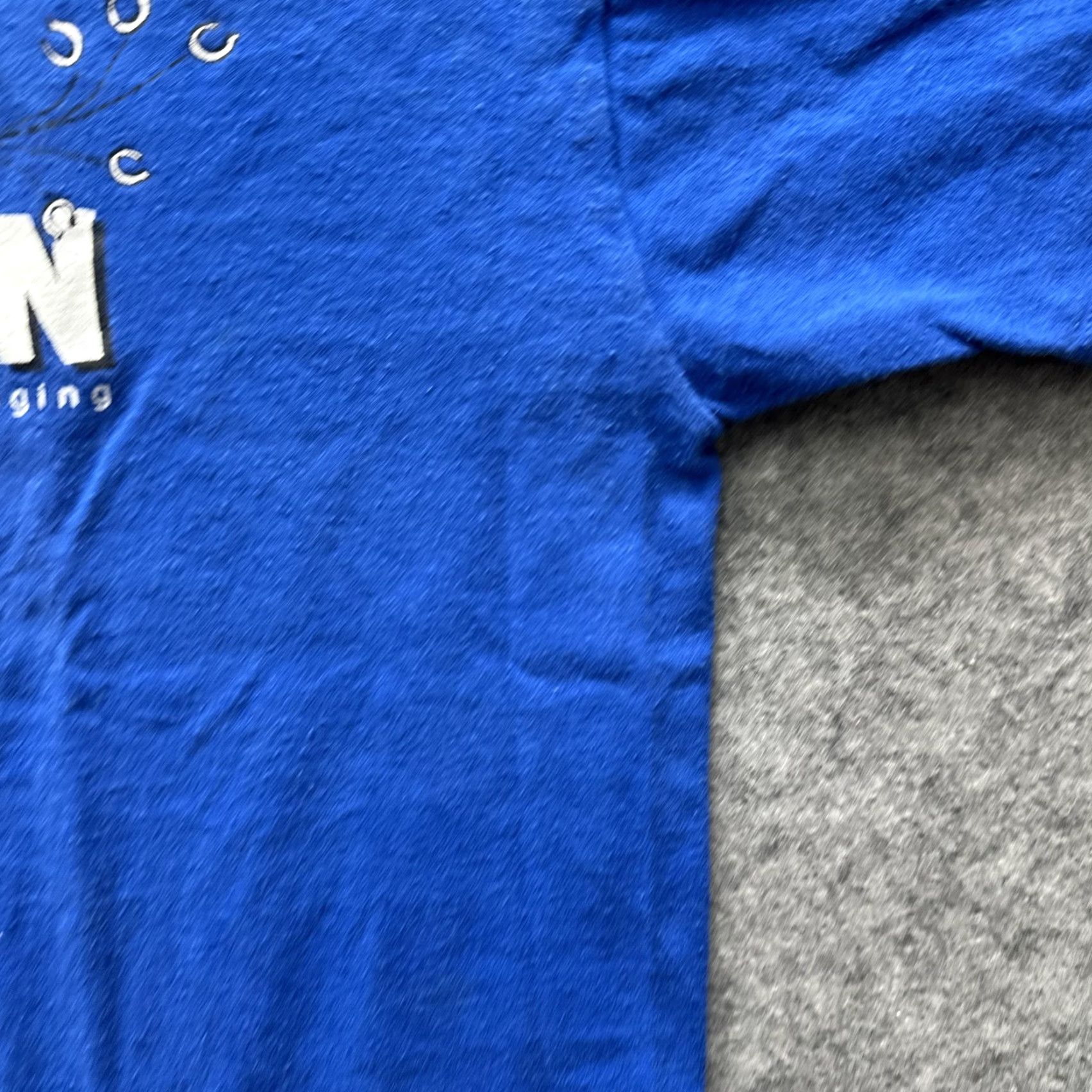 Fruit Of The Loom Fruit of the Loom Shirt Mens Medium Blue Football Graphic Tee Monsoon Blue Monsoon Football Owl Graphic Crew Neck Short Sleeve Heavyweight Cotton Size US M / EU 48-50 / 2 - 7 Thumbnail
