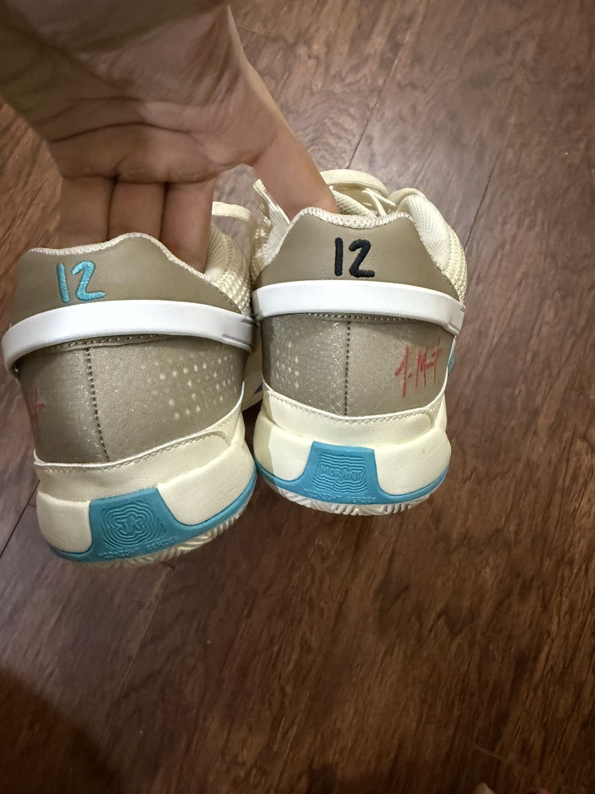 Nike Nike Ja Moran 1 Cream Size US 11 / EU 44 - 3 Thumbnail