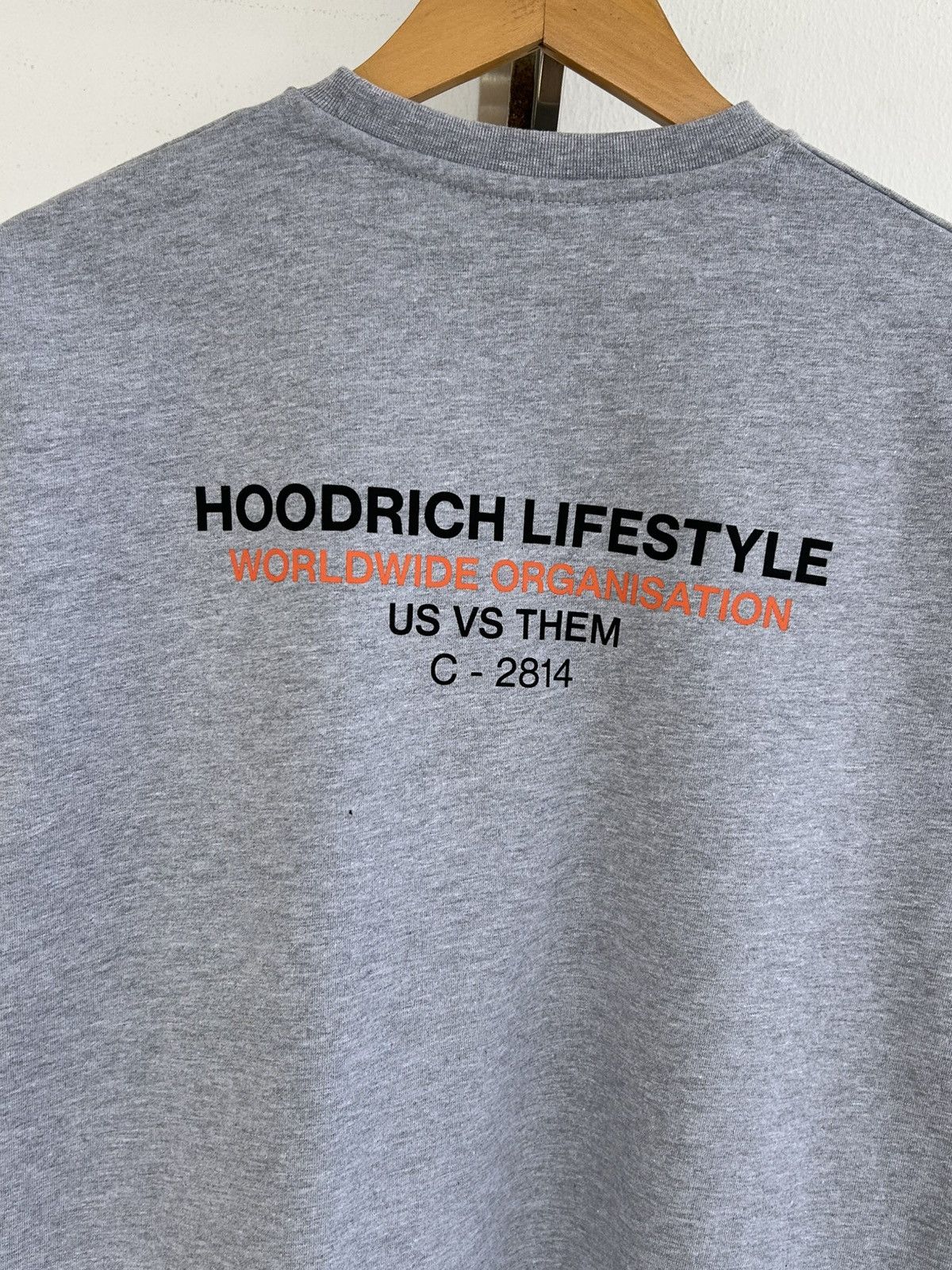 Hoodrich Hoodrich FNTS Gray Tee Spellout Size US M / EU 48-50 / 2 - 4 Thumbnail