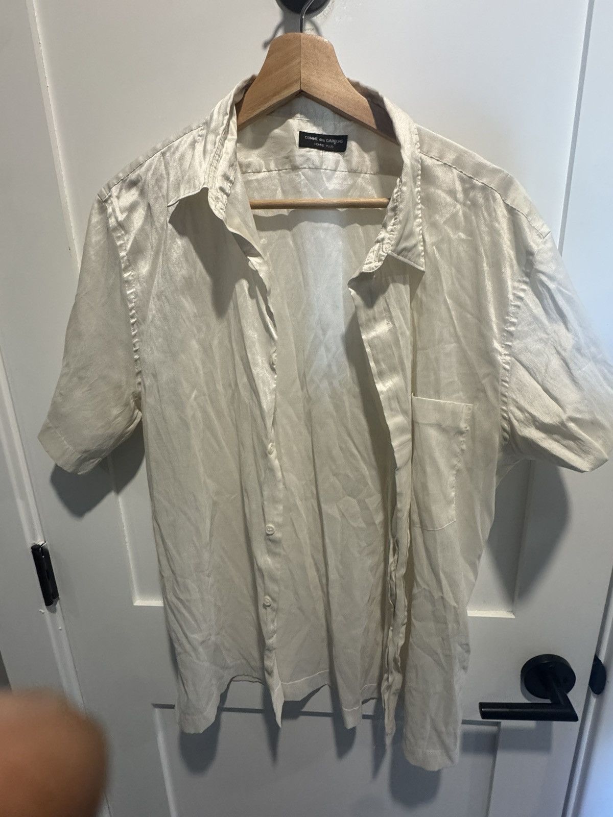 Comme des garcon silk shirt