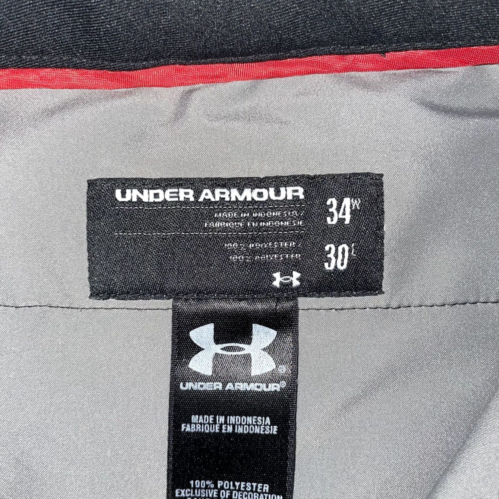 Under Armour Under Armour Pants Mens Chino Black 34 Regular 32 Inseam Size US 34 / EU 50 - 4 Thumbnail