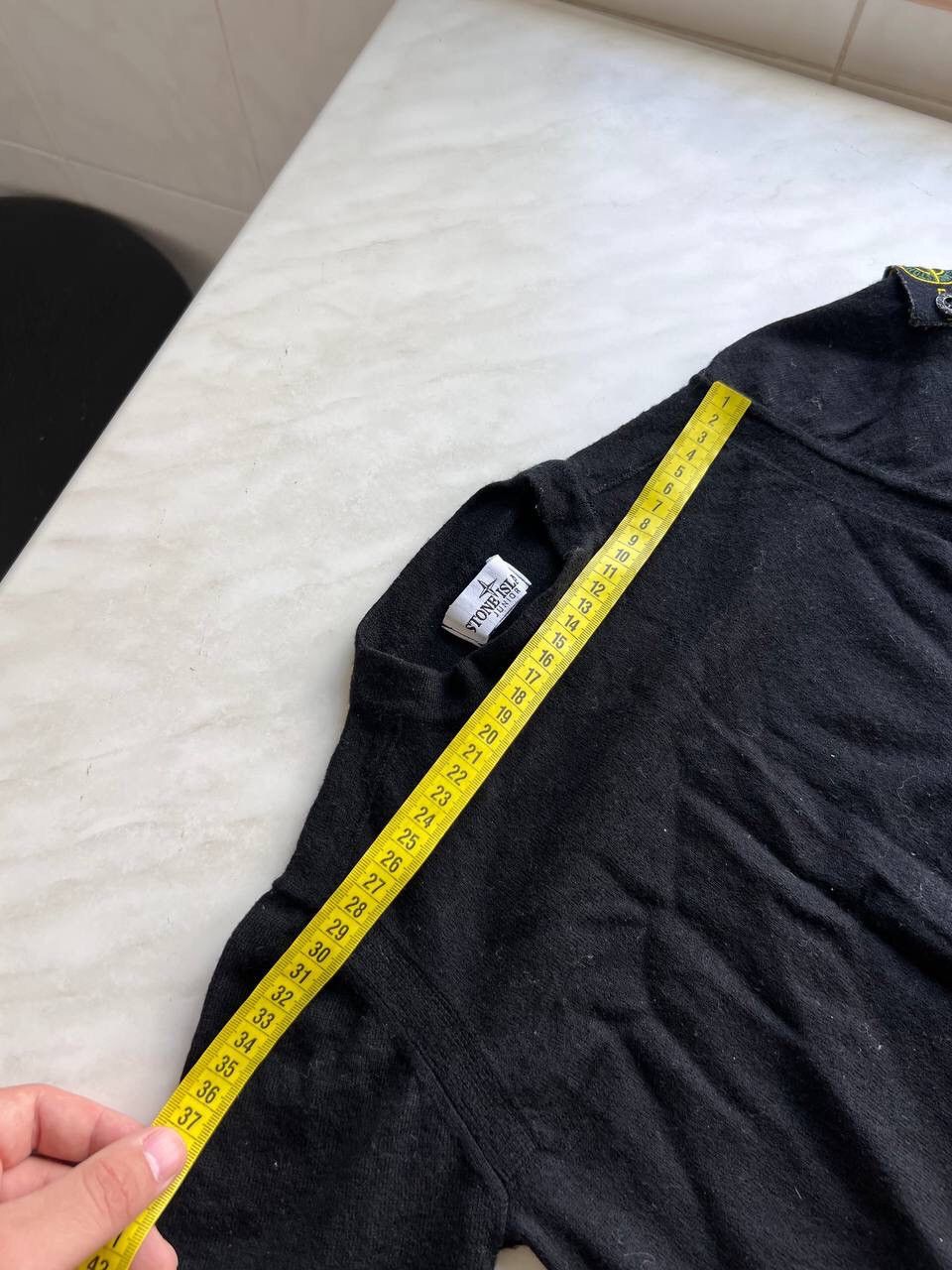 Stone Island Stone island Junior wool sweater black pullover jumper age 8 Size US S / EU 44-46 / 1 - 13 Thumbnail