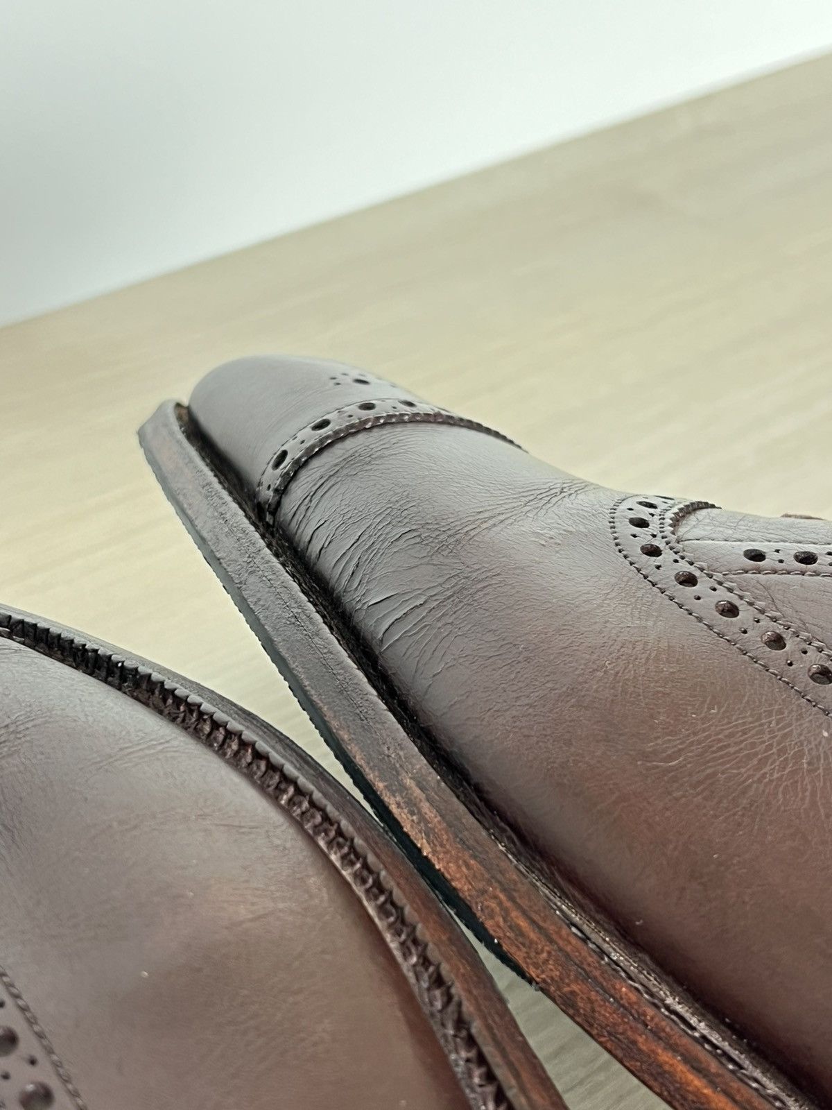 Church's Church's Custom Grade Brown Leather Semi-Brogue Oxfords Size US 9.5 / EU 42-43 - 15 Thumbnail