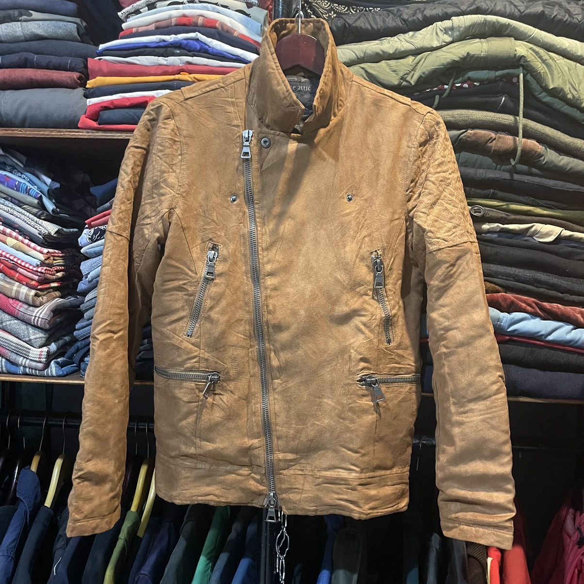 If Six Was Nine × In The Attic × Japanese Brand In The Attic Japan Double Breasted Biker Jacket Brown Size US M / EU 48-50 / 2 - 11 Thumbnail