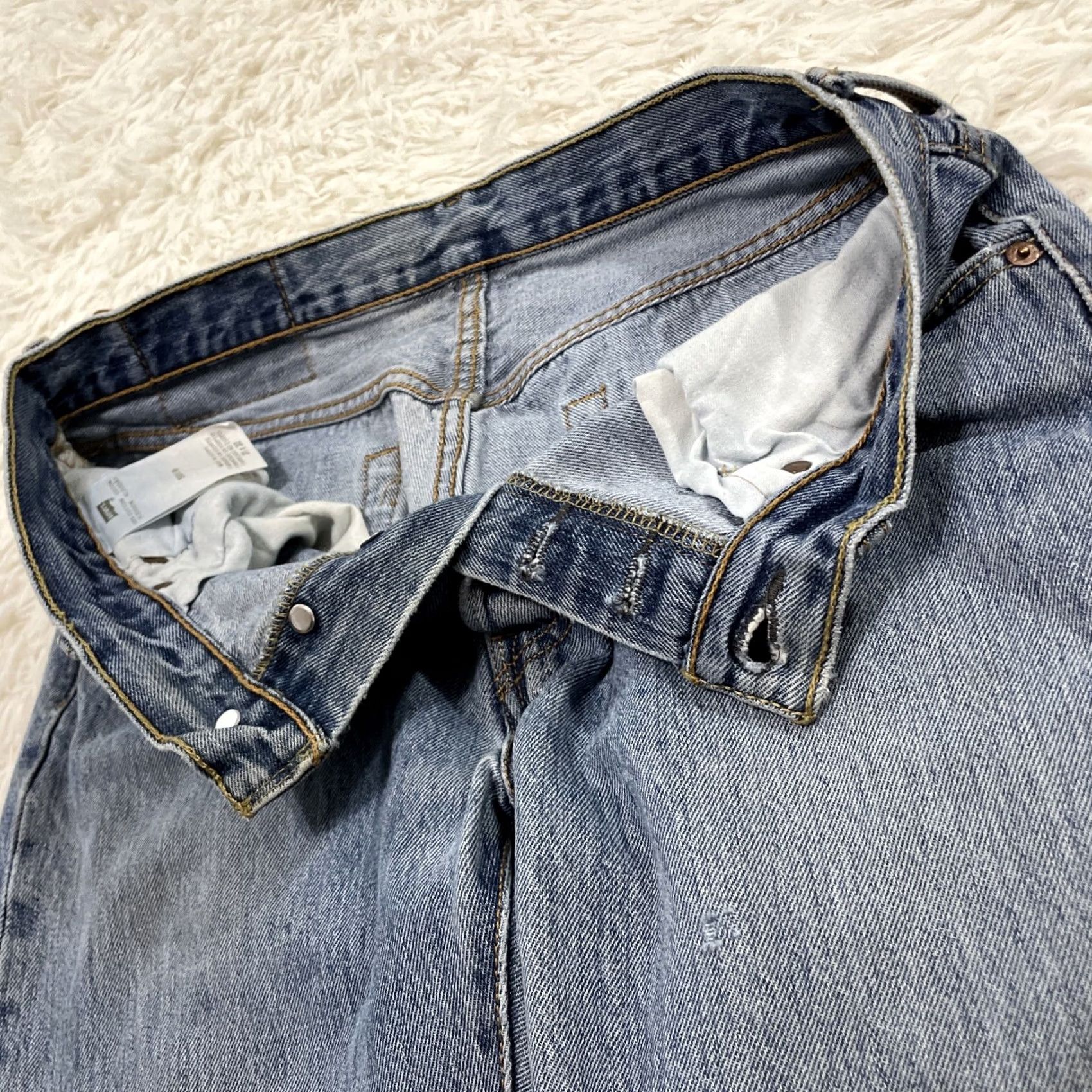 Levi's VINTAGE Levi's 501xx Jeans Men 31x32 Blue Straight Denim Work Grunge 90s USA 5-Pocket Mens Size US 31 - 7 Thumbnail