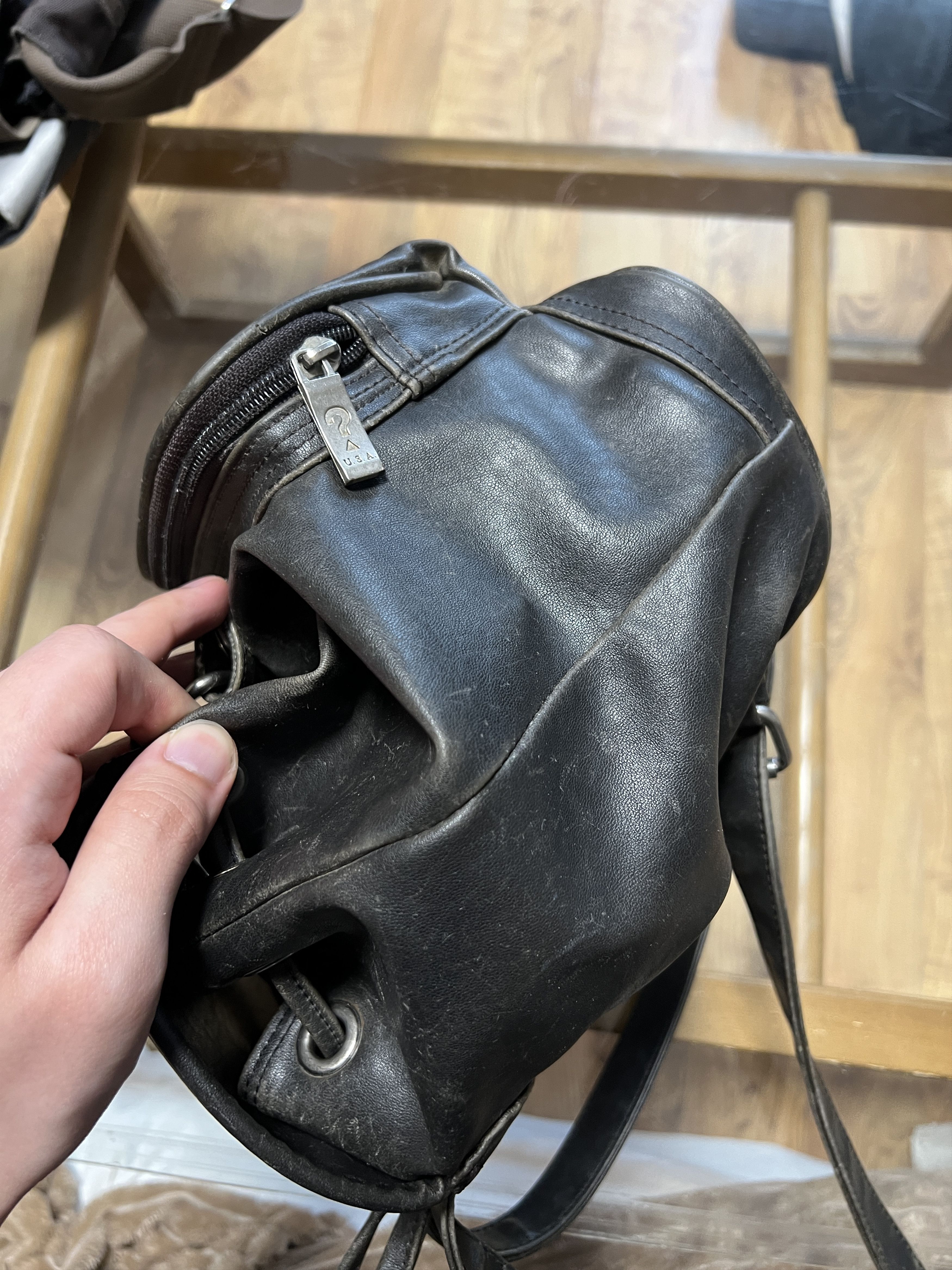 Guess Guess Vintage Leather Mini Bag Size ONE SIZE - 8 Thumbnail