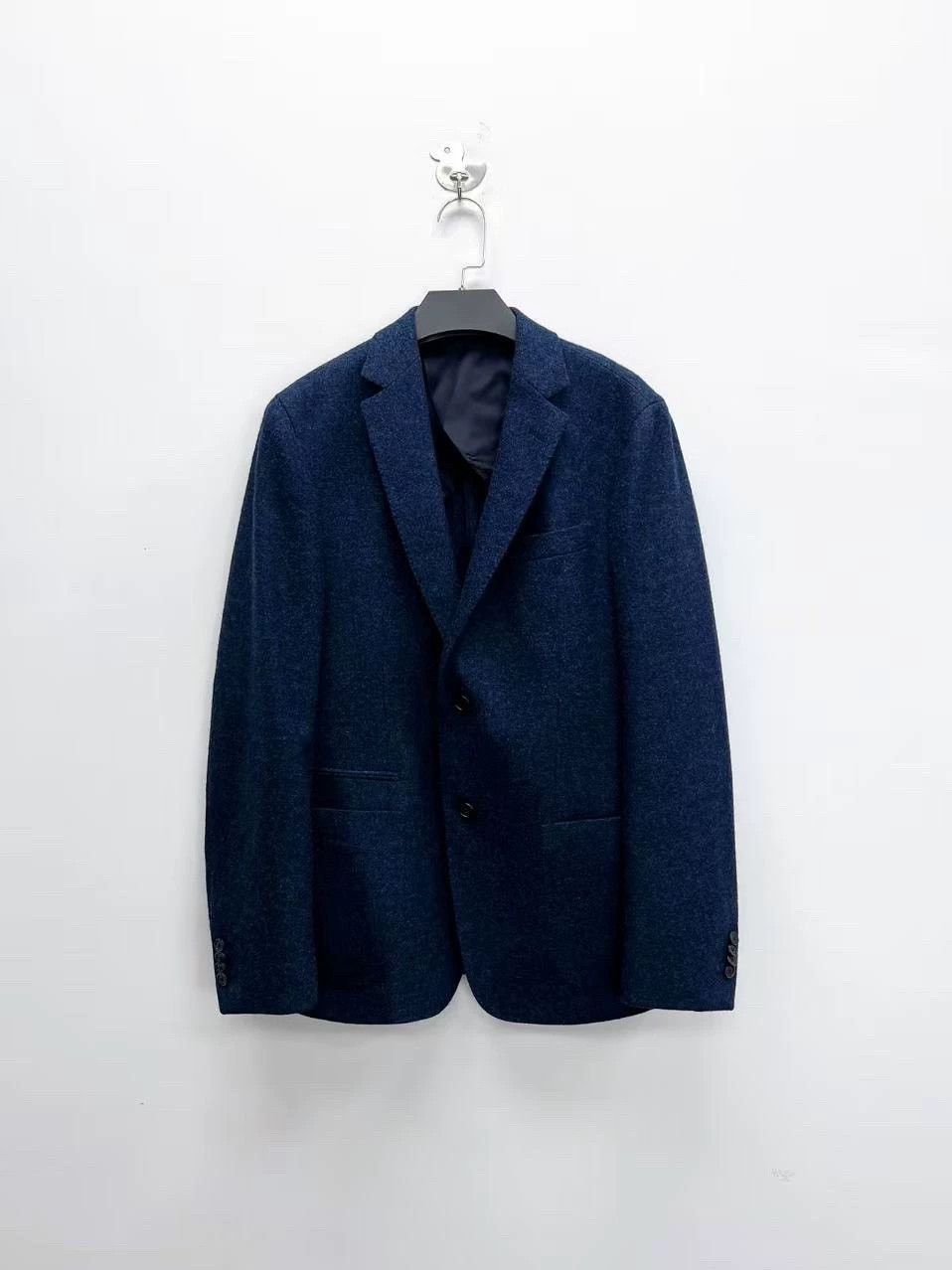 Ermenegildo Zegna Ermenegildo Zegna Navy Wool Blazer 48 Size US M / EU 48-50 / 2 - 1 Thumbnail