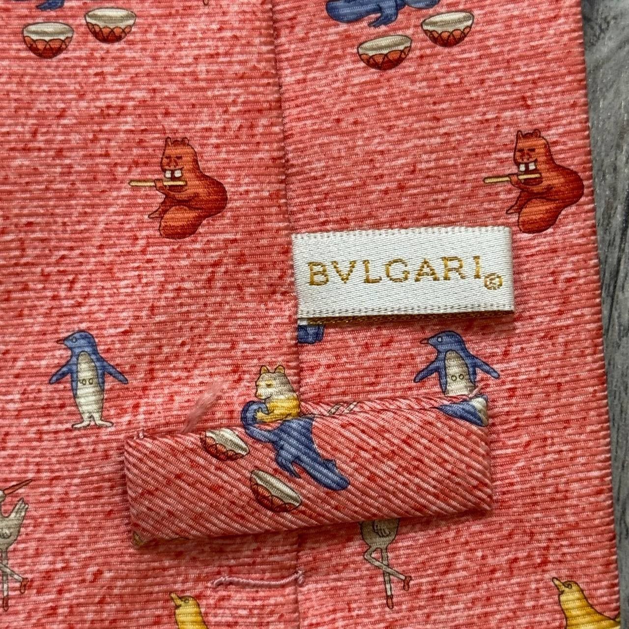 Bvlgari BVLGARI Silk Tie Size ONE SIZE - 3 Thumbnail
