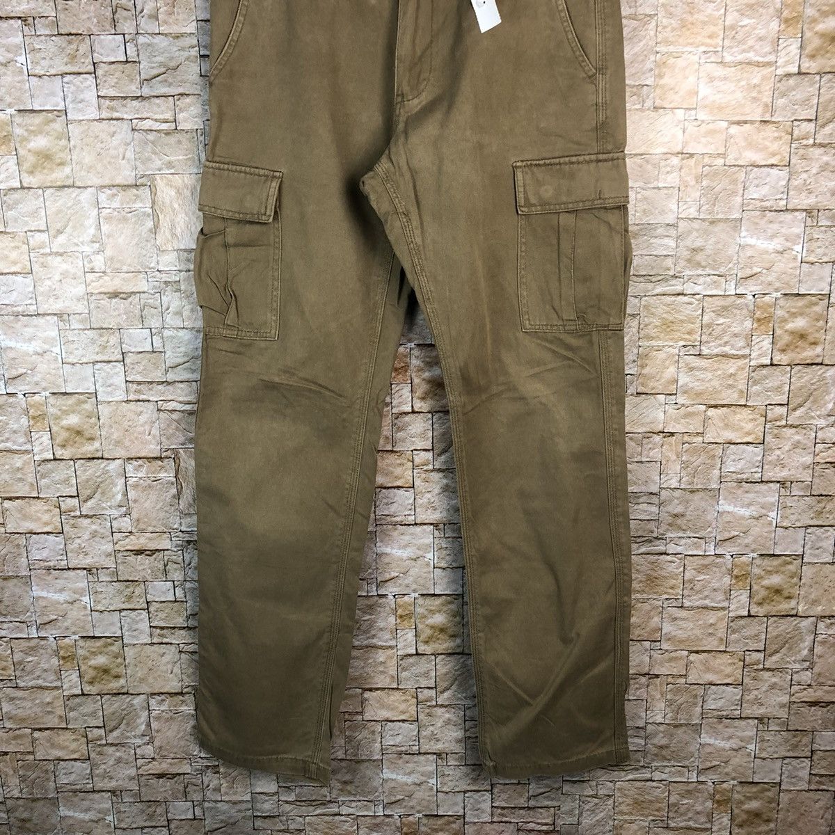 Japanese Brand Red Skins Brown utility Cargo Multipocket Pants #A650 Size US 31 - 3 Thumbnail