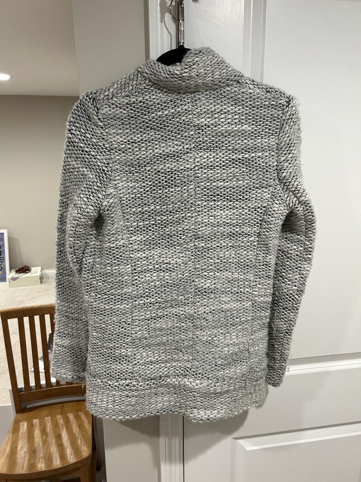 Iro IRO Womens Wool Long Sleeve Zipped Jacket Gray Size 38 Size S / US 4 / IT 40 - 6 Thumbnail
