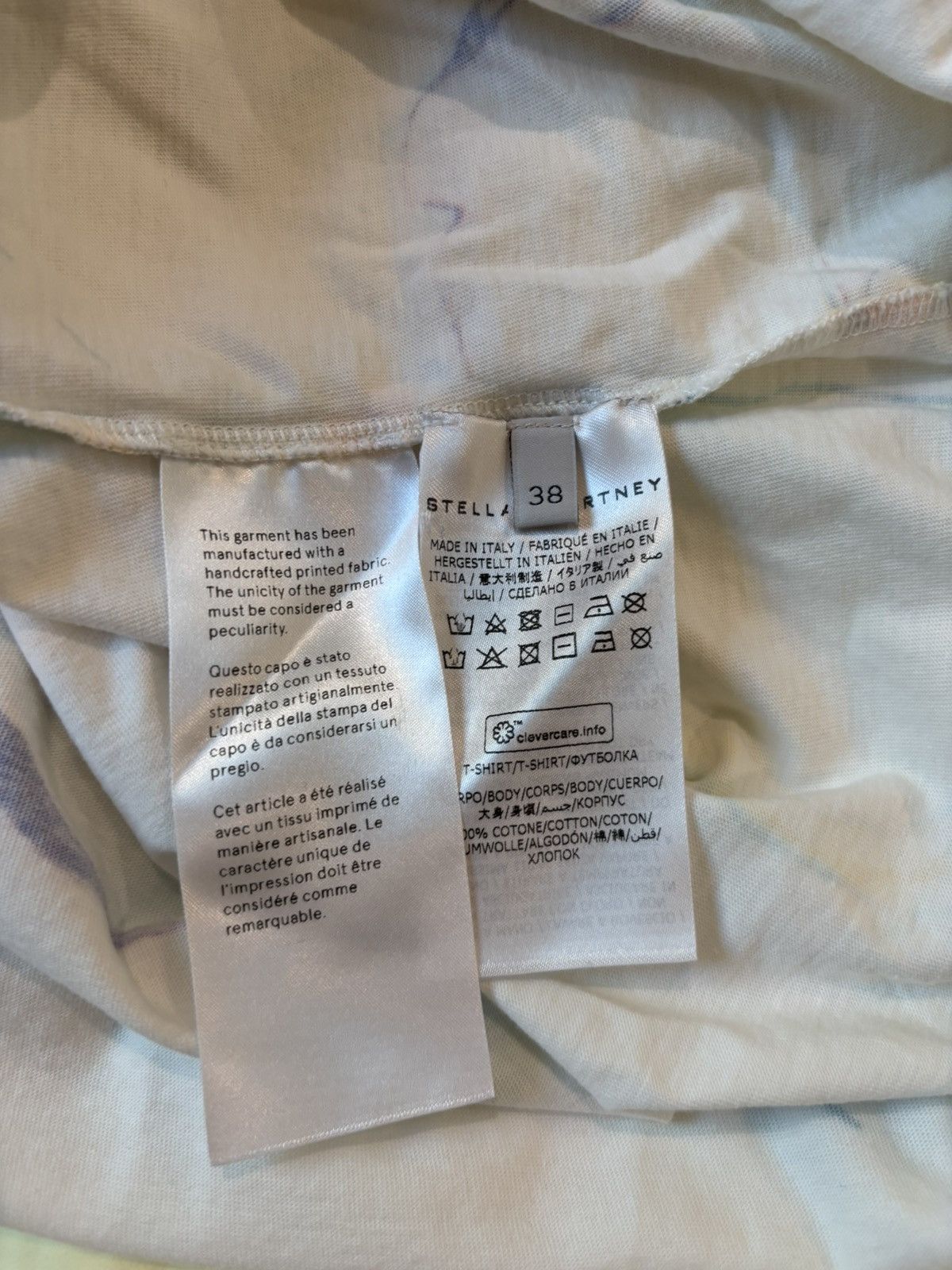 Stella McCartney Stella Mccartney Tie Dye Graphic T Shirt Size XS / US 0-2 / IT 36-38 - 12 Thumbnail