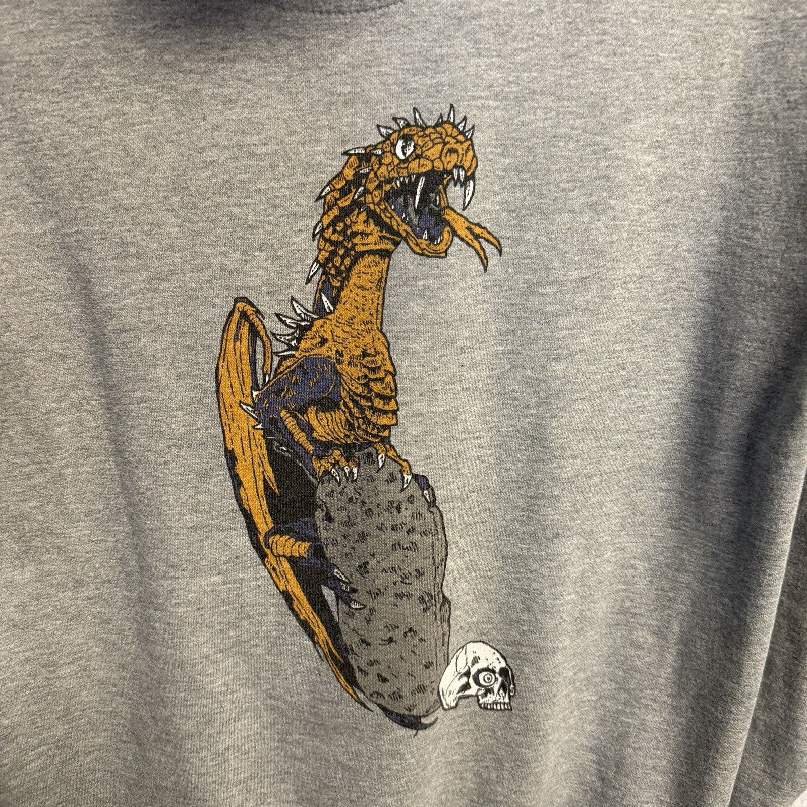 Bones Bones Skateboard Hoodie Sweatshirt Mens Small Gray Skate Str Size US S / EU 44-46 / 1 - 6 Thumbnail