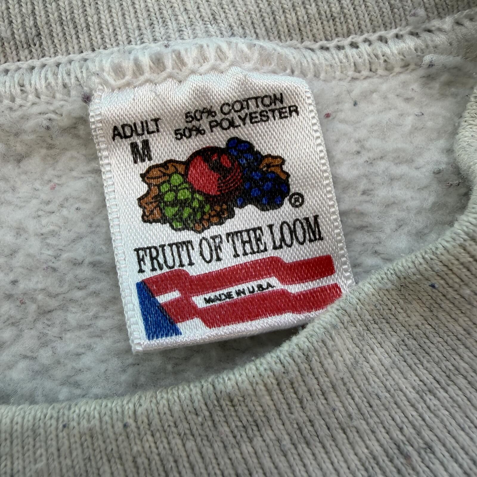 Fruit Of The Loom Vintage 90s Washington DC USA Crewneck Sweatshirt Made USA￼ Size US M / EU 48-50 / 2 - 3 Thumbnail