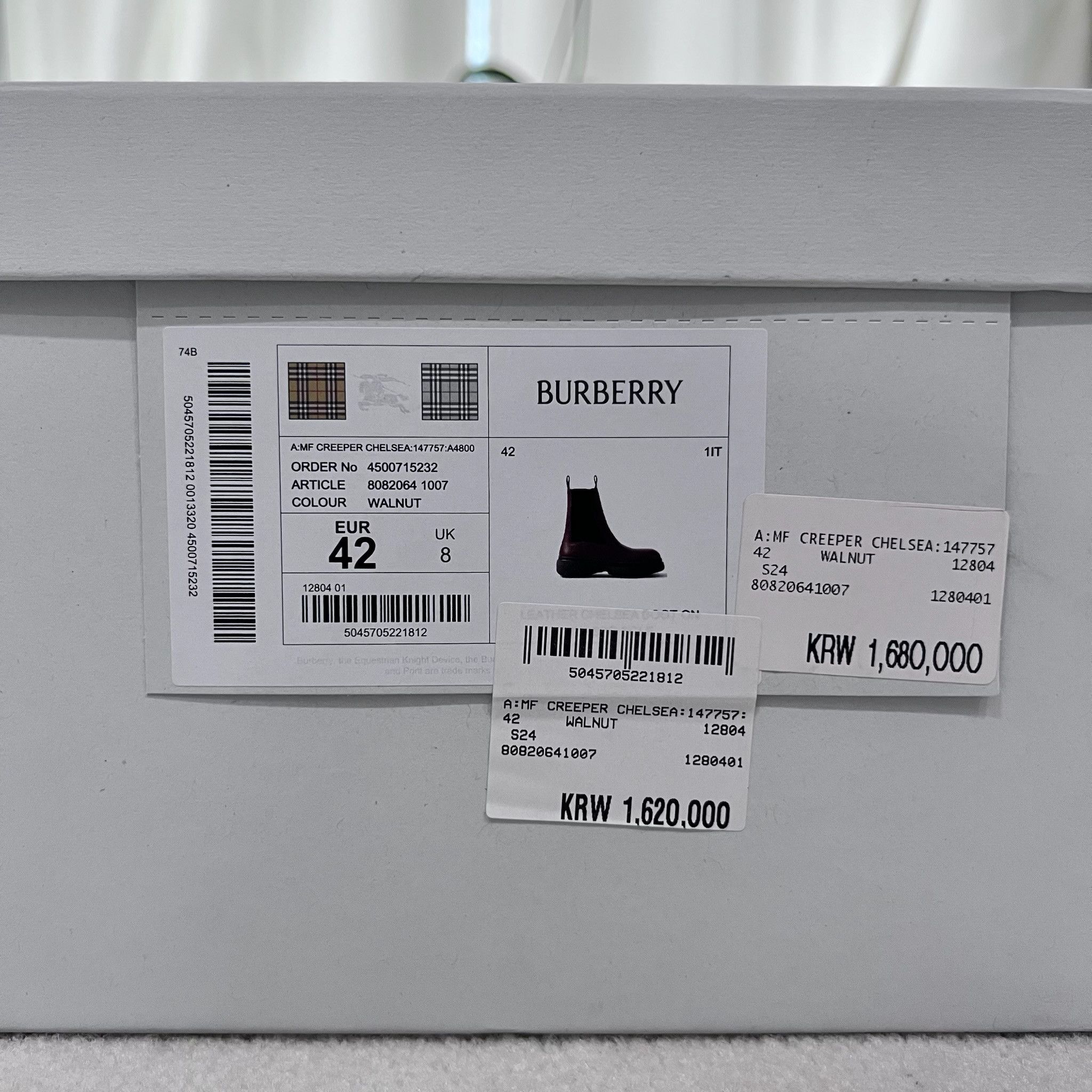 Burberry Burberry Creeper Chunky Sole Leather Chelsea Slip On Boots Size US 9 / EU 42 - 7 Thumbnail