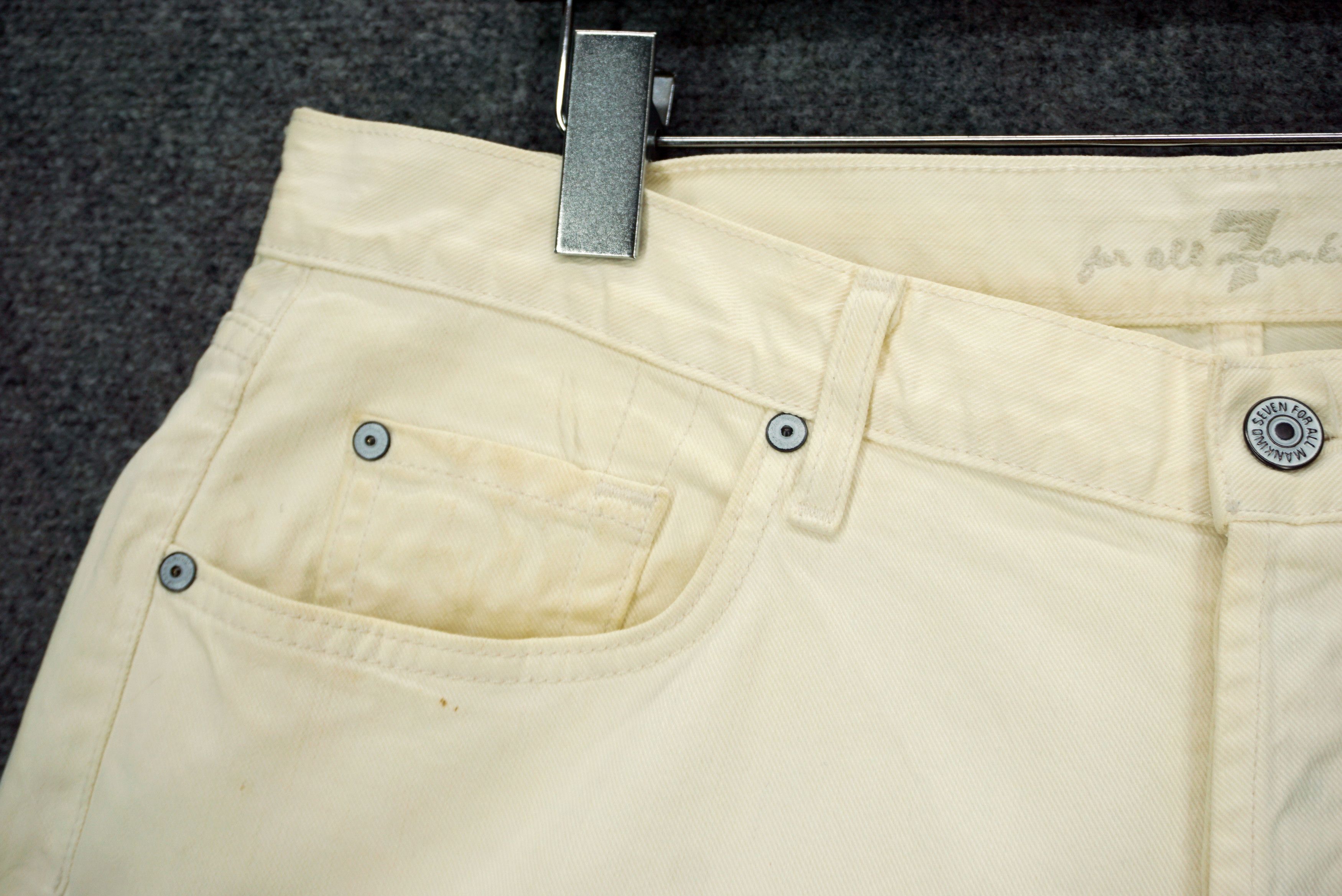 7 For All Mankind 7FAM Jeans Size 36 fit W37xL35 Straight-Leg Denim USA Size US 36 / EU 52 - 4 Thumbnail
