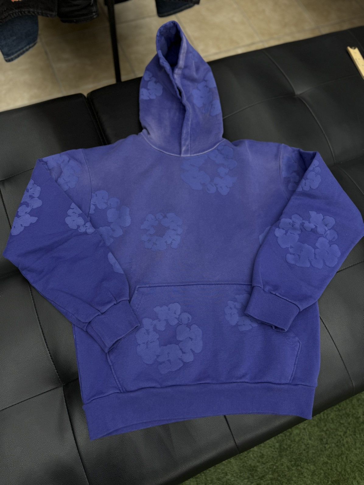 DENIM TEARS Denim Tears BLUE 2025 Cotton Wreath Hoodie XS (NEW) Size US XS / EU 42 / 0 - 2 Thumbnail