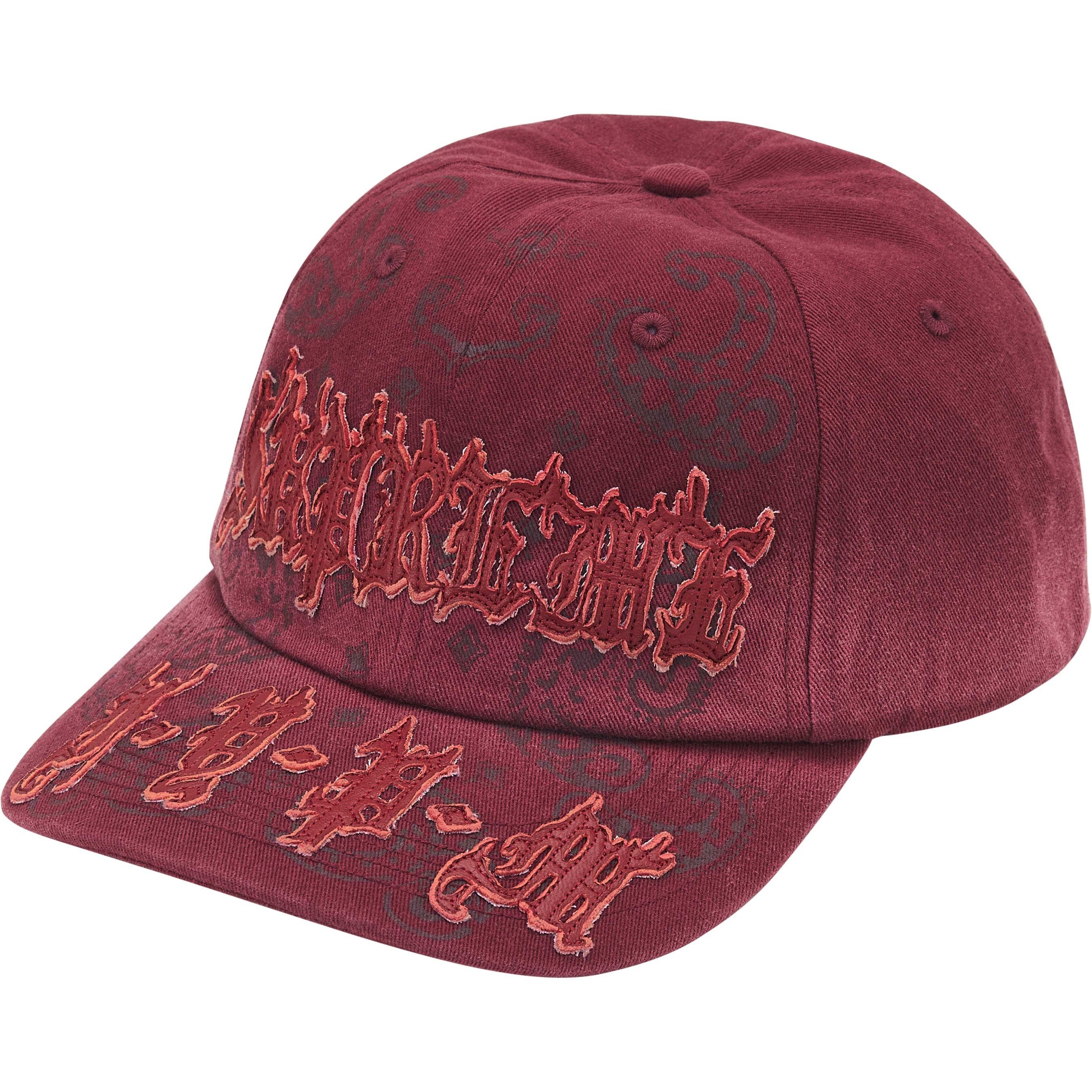 Supreme Supreme Leather Applique 6 panel hat | Grailed