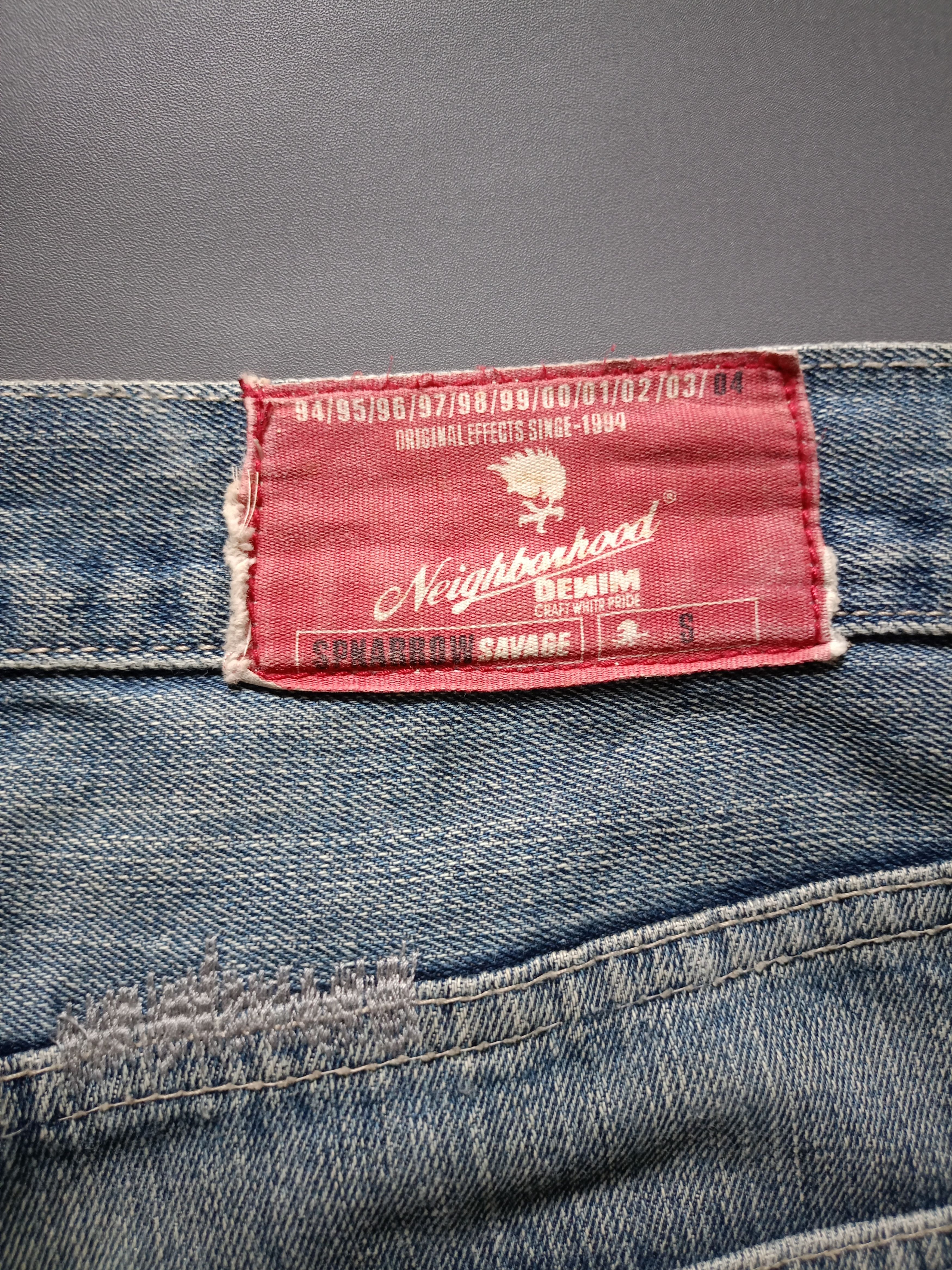 Japanese Brand Neighborhood spnarrow savage ripper denim pants Size US 32 / EU 48 - 12 Thumbnail