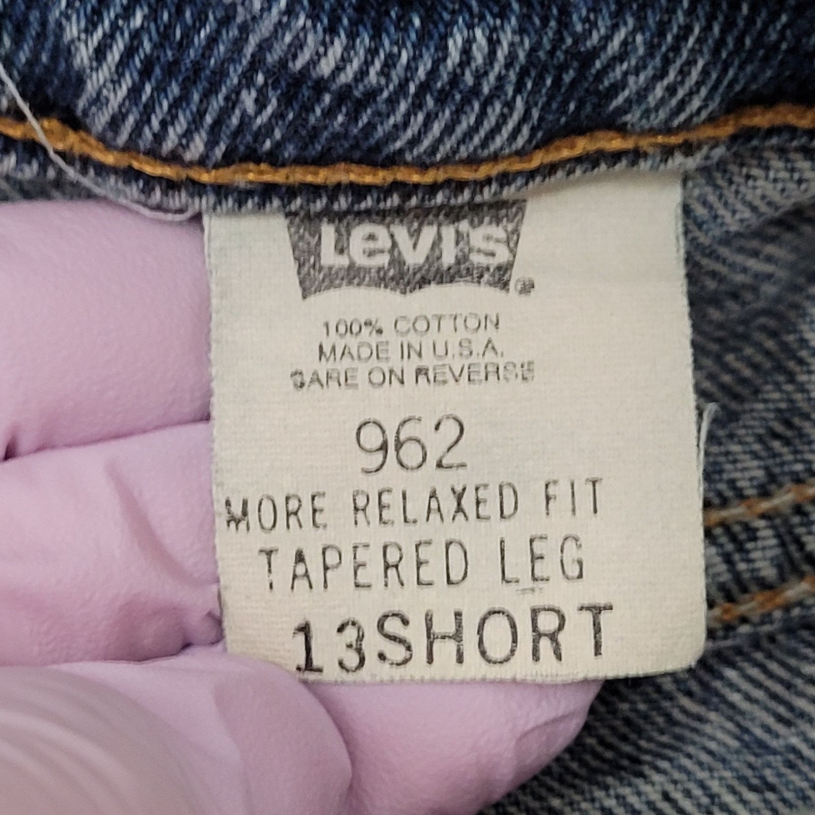 Levi's Vintage LEVIS 962 Tapered Baggy Jeans Womens 10 30x29 USA Size 32" / US 10 / IT 46 - 7 Thumbnail