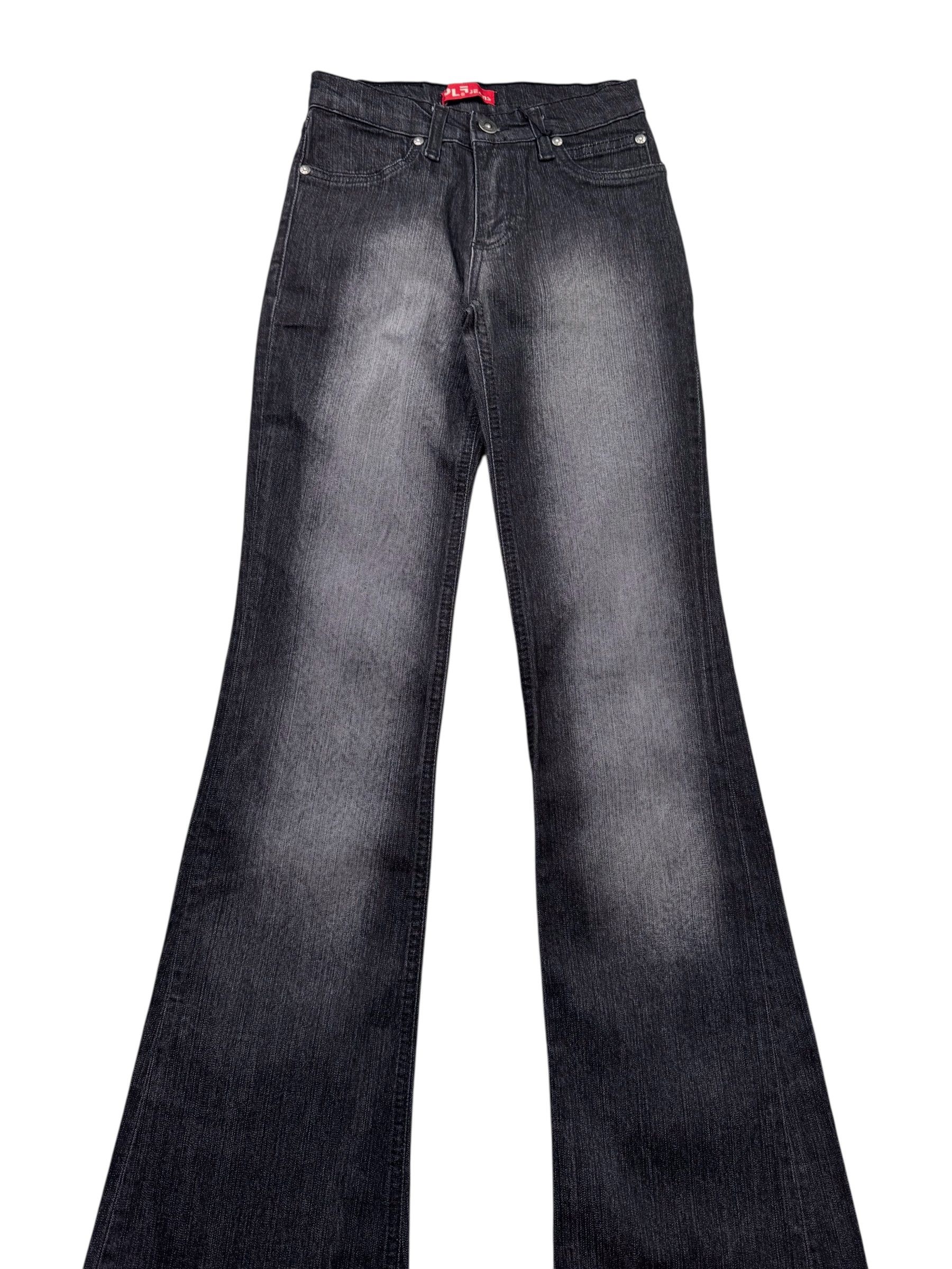 Japanese Brand Vintage Faded Flare Jeans W448(V9) Size 24" / US 00 / IT 34 - 2 Thumbnail