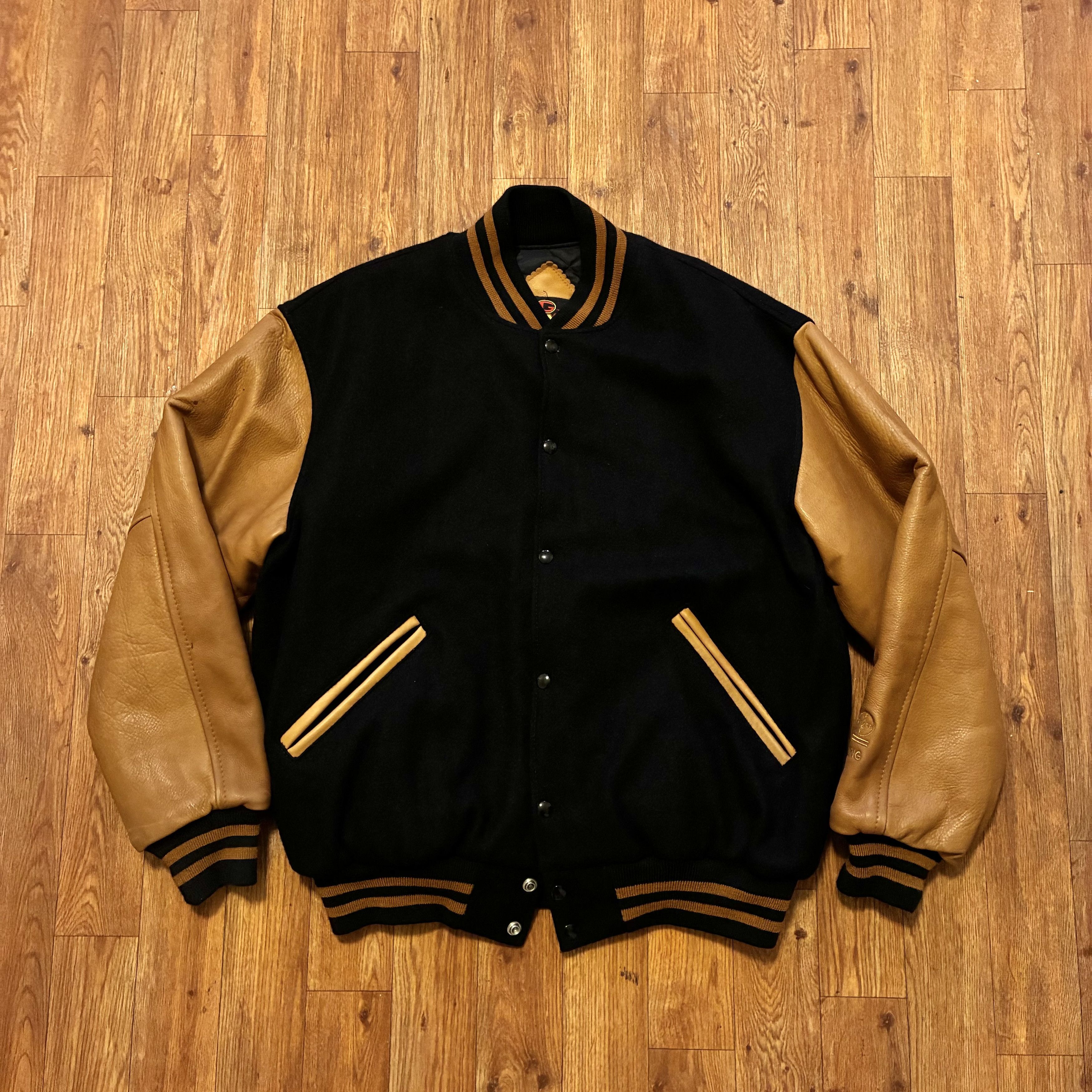 The Game Vintage The Game Wool Leather Varsity Letterman Jacket Size US XL / EU 56 / 4 - 1 Thumbnail