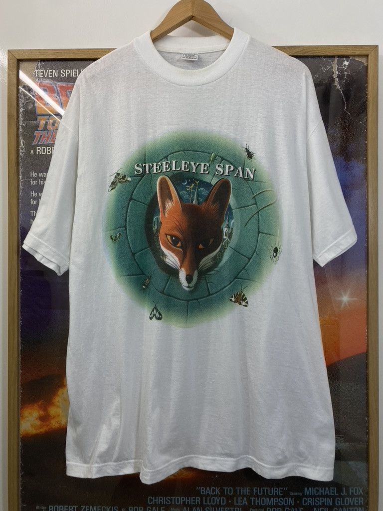 Band Tees 1989 Steeleye Span Tempted And Tried Fox Album Promo Tee Size US XL / EU 56 / 4 - 1 Thumbnail