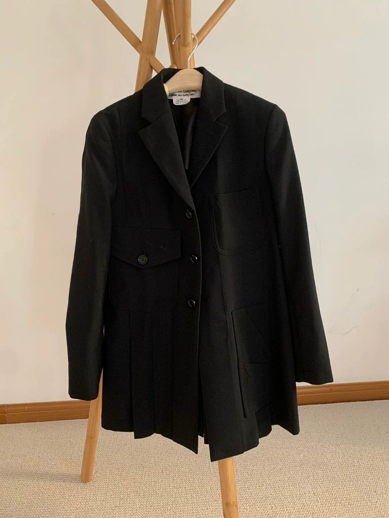 Comme des Garcons Comme des Garcons Pleated black coat Size XS / US 0-2 / IT 36-38 - 4 Thumbnail