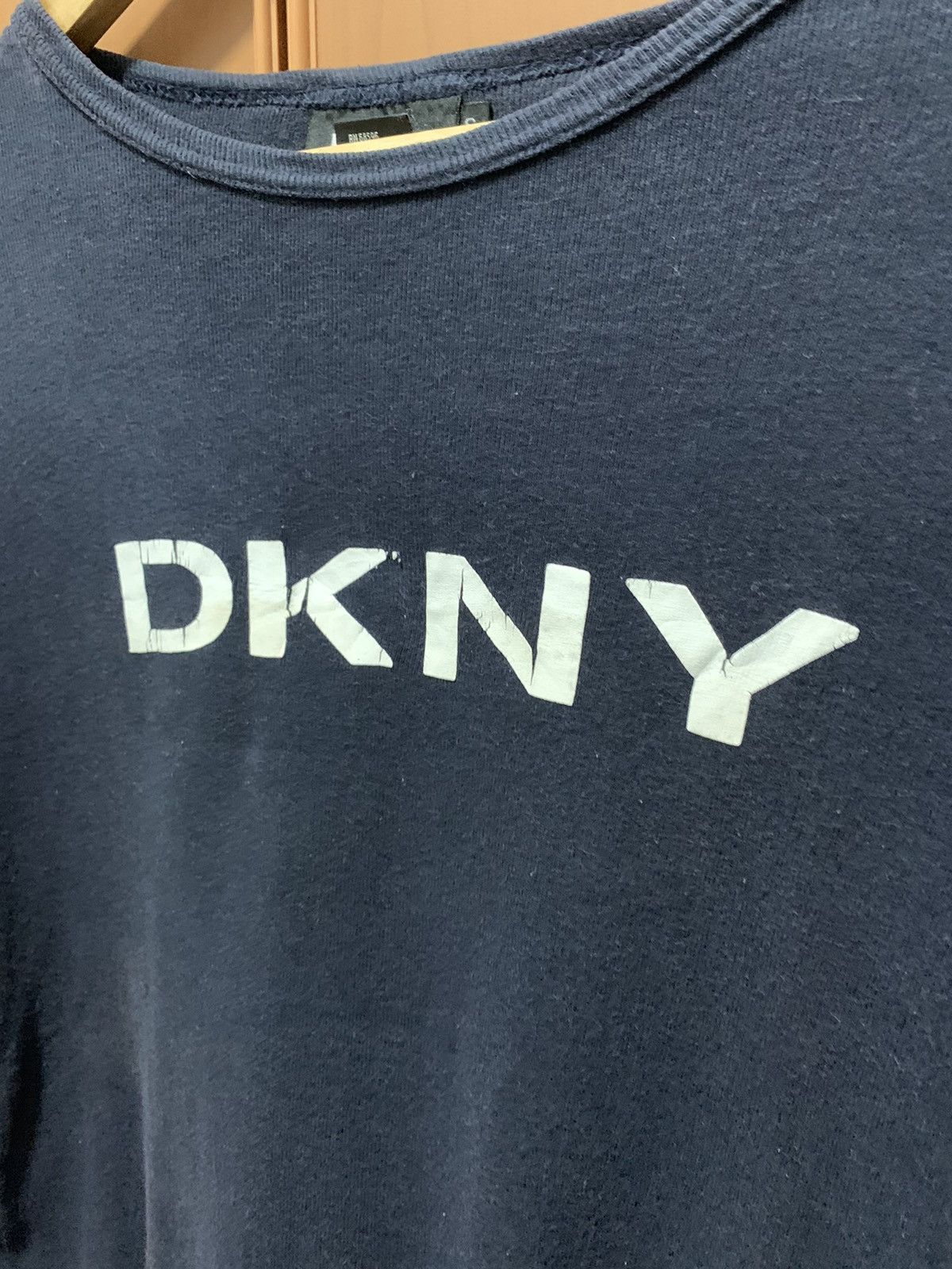 DKNY Y2k Dkny Long Sleeve Small Tee Size S / US 4 / IT 40 - 3 Thumbnail