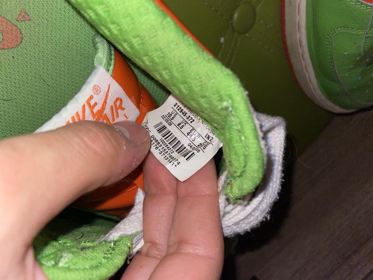 Nike Nike af1 Citrus 2006 Size US 10.5 / EU 43-44 - 9 Thumbnail