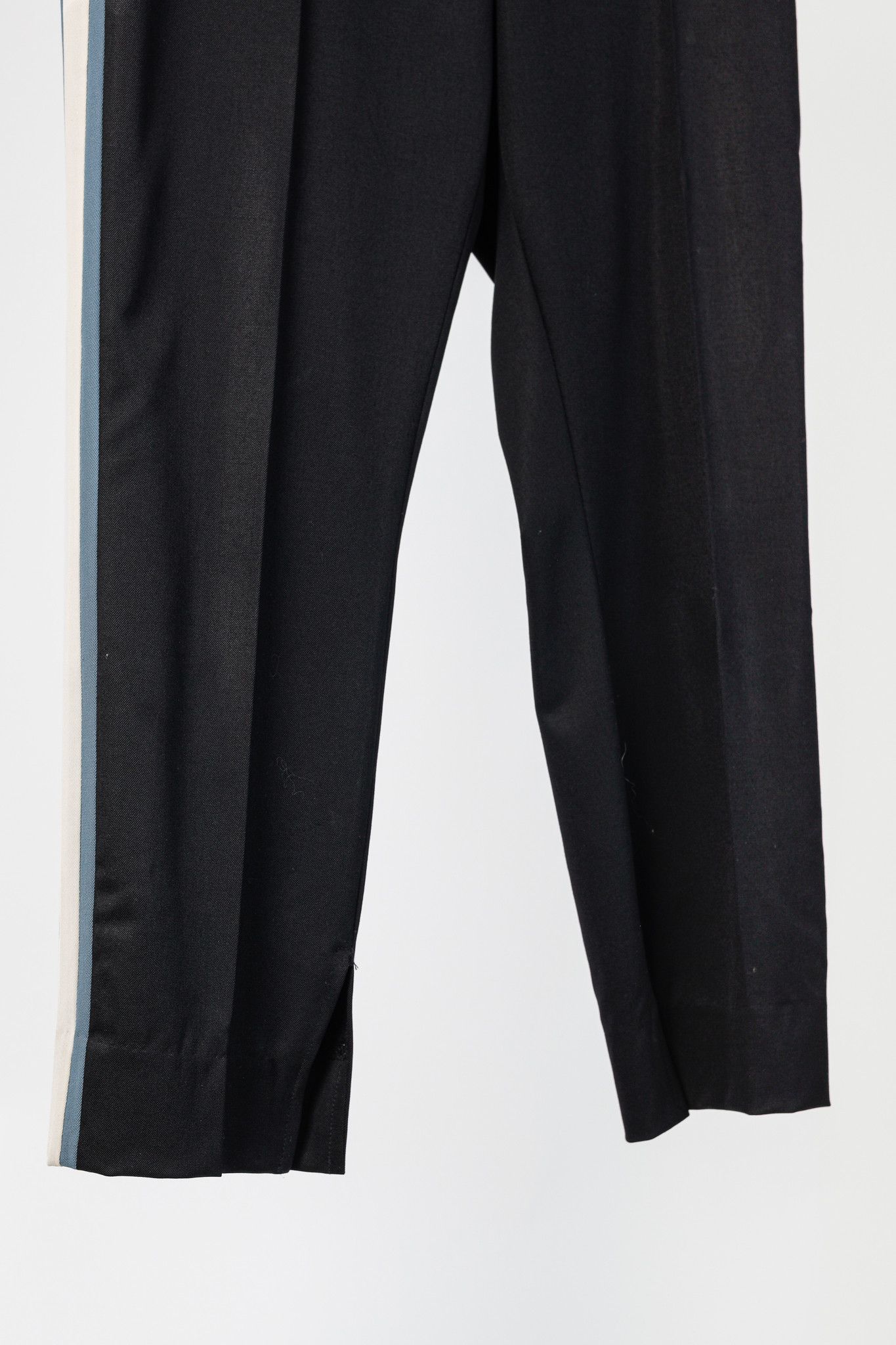 DOROTHEE SCHUMACHER Dorothee Schumacher Wool Cropped Tuxedo-Stripe Trousers Size 31" - 6 Thumbnail