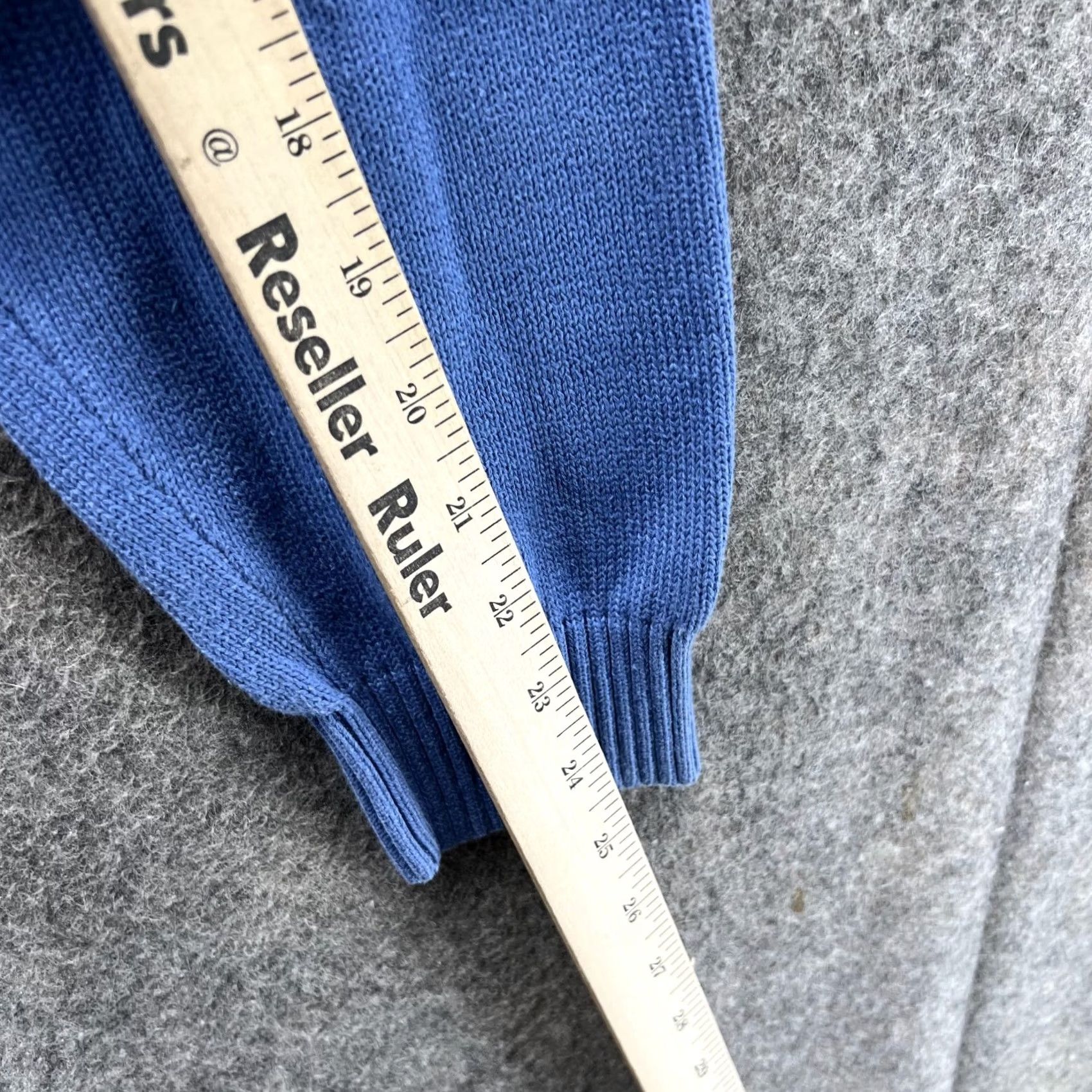 Brooks Brothers VINTAGE Brooks Brothers Sweater Men Large Pullover Fleece Blue Cotton Pima Logo Jacket Winter Fall Spring Summer Size US L / EU 52-54 / 3 - 4 Thumbnail