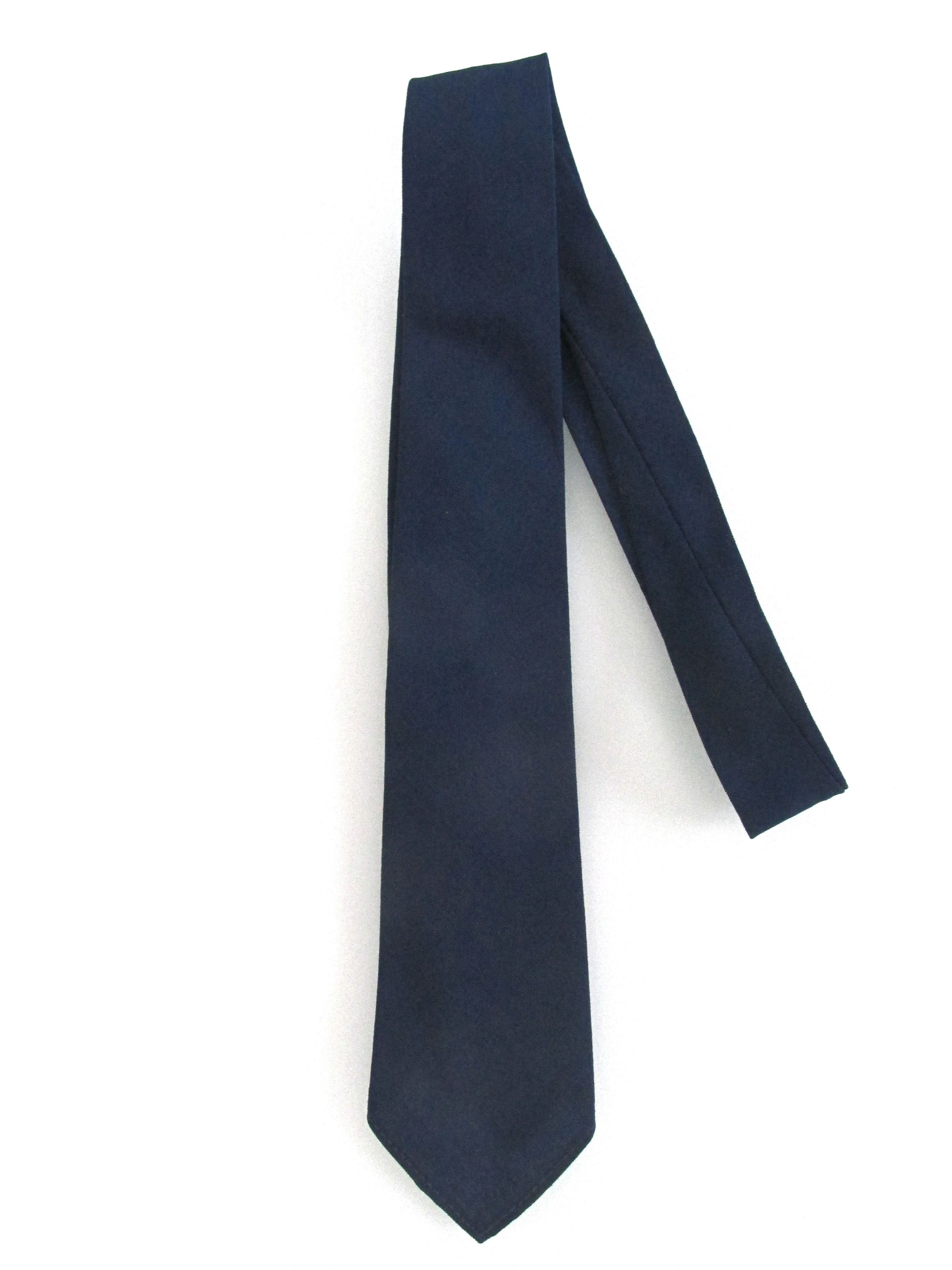 Vintage Vintage Unbranded Men's Narrow Wool Tie Size ONE SIZE - 1 Thumbnail