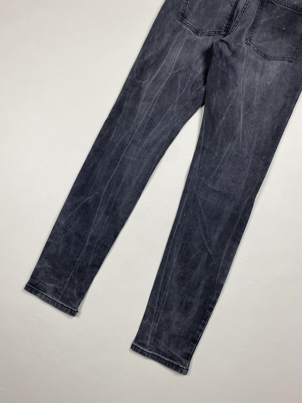 Represent Clo. Represent men’s Repaired Distressed Skinny Denim Jeans Size US 32 / EU 48 - 20 Thumbnail