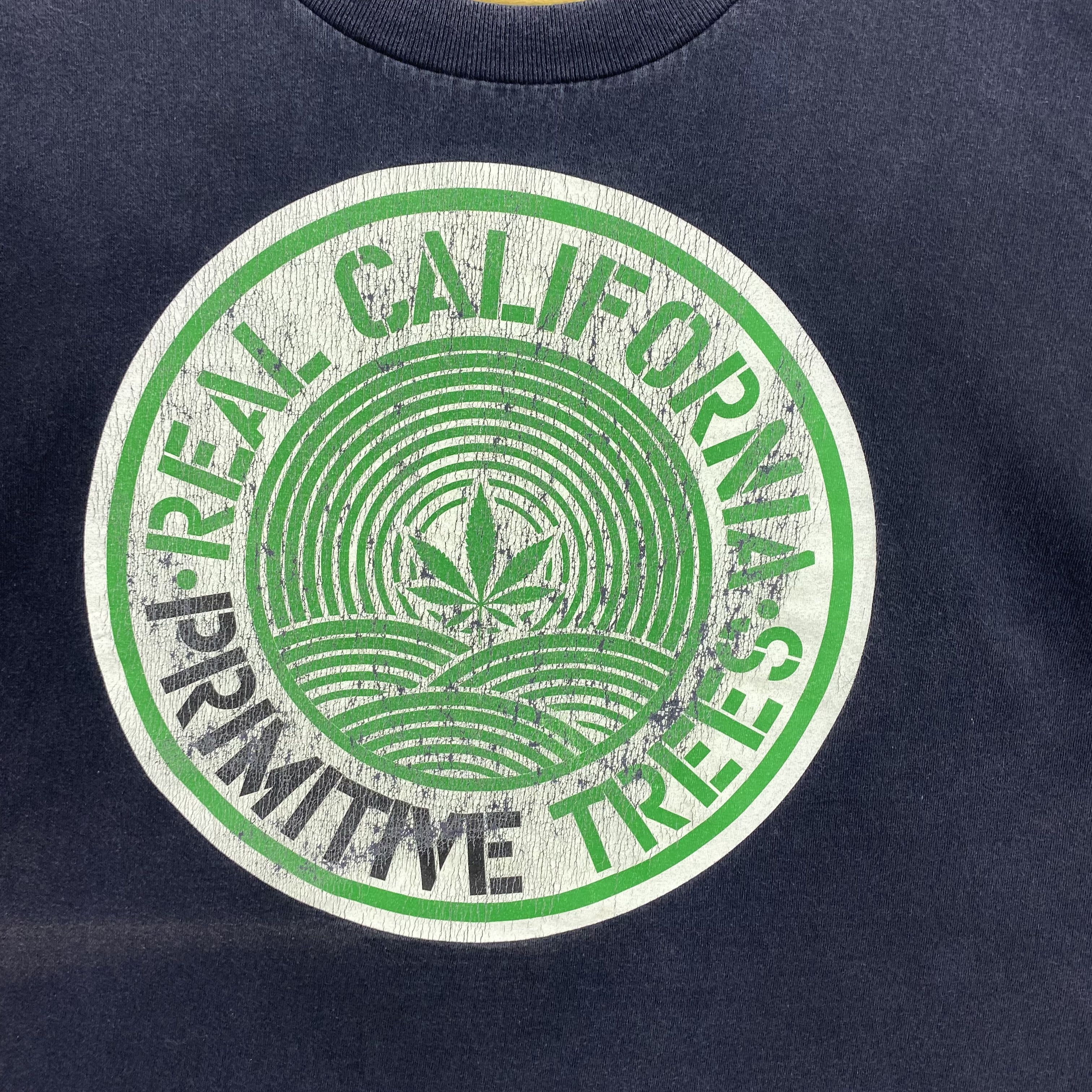Vintage Vintage Primitive Tree T-Shirt Marijuana Hemps Crewneck Tee Size US M / EU 48-50 / 2 - 2 Thumbnail