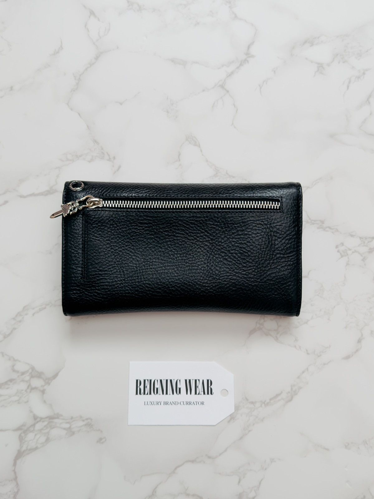 Chrome Hearts Chrome Hearts Wave Leather Wallet with Dagger Size ONE SIZE - 2 Thumbnail