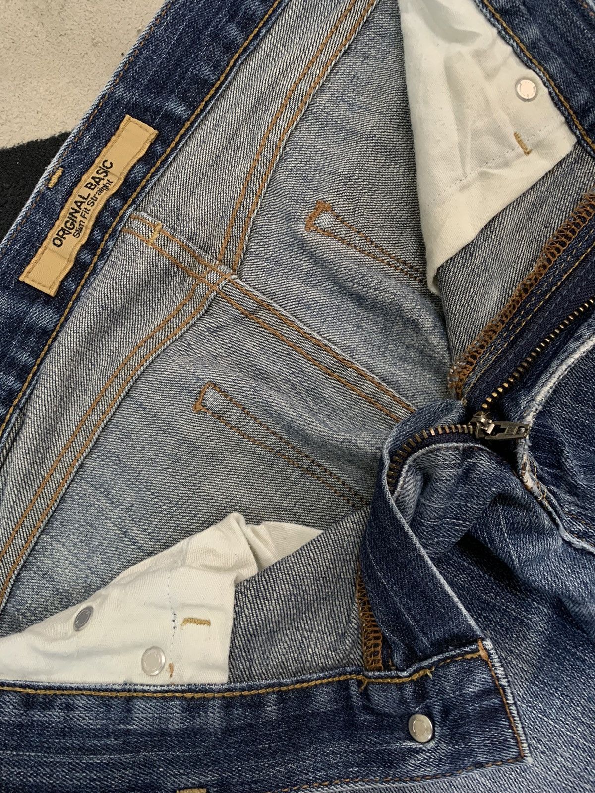 Undercover × Uniqlo Vintage Uniqlo S001 Straight Leg Distressed Grunge Jeans Size US 31 - 18 Thumbnail