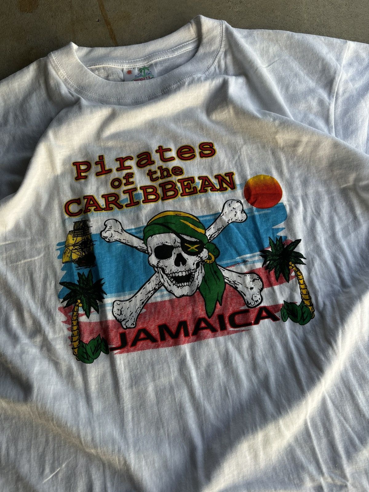 Vacation × Vintage Crazy Pirates Of The Caribbean Bootleg Vacation Promo Tee Size US L / EU 52-54 / 3 - 3 Thumbnail